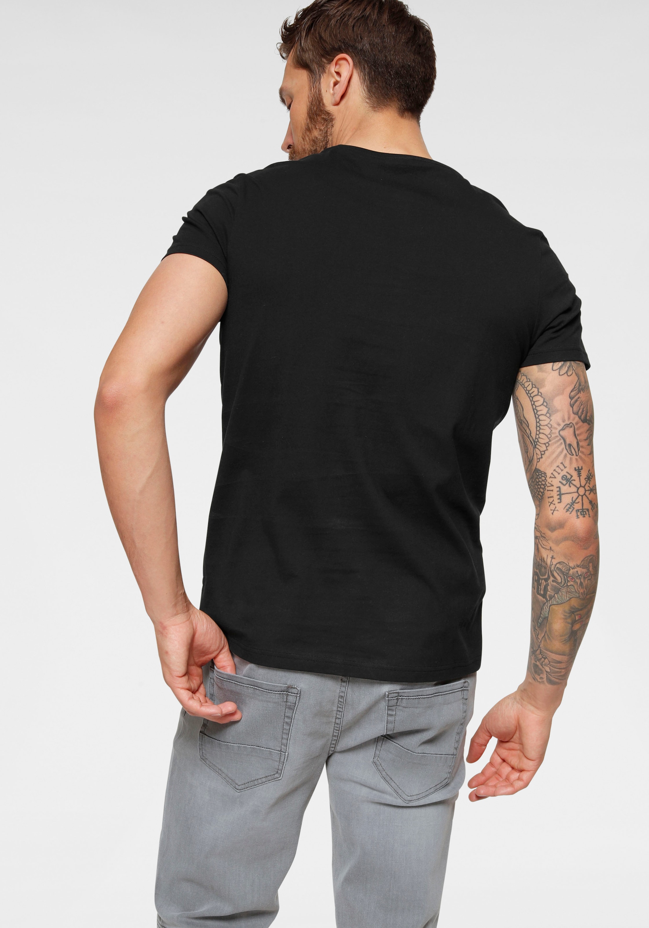 Bruno Banani T-Shirt, mit Markenprint ▷ kaufen | BAUR