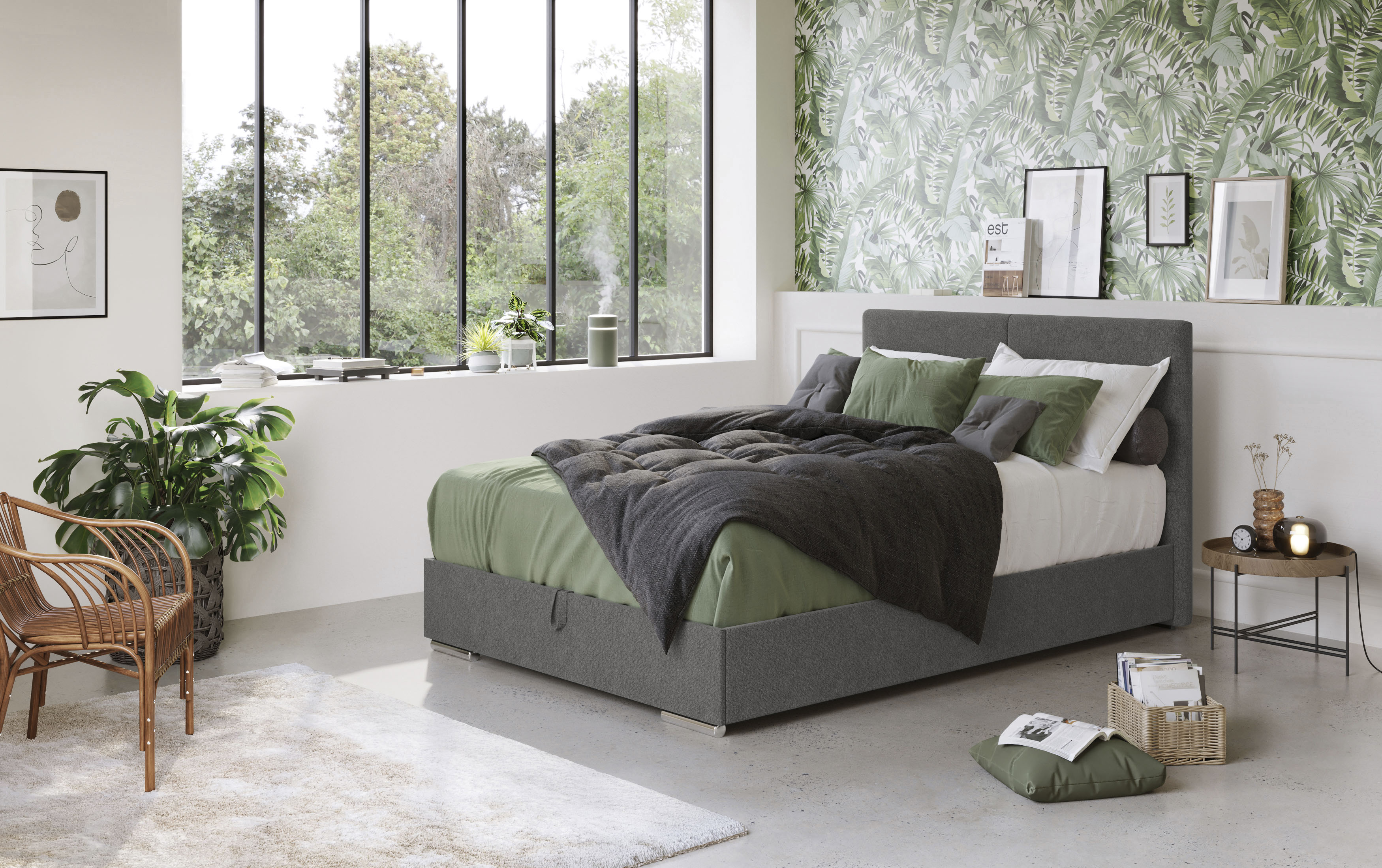 COTTA Boxbett "Tom mit Bettkasten, Topper und Zierkissen" Bestseller, Unser Dauertiefpreis