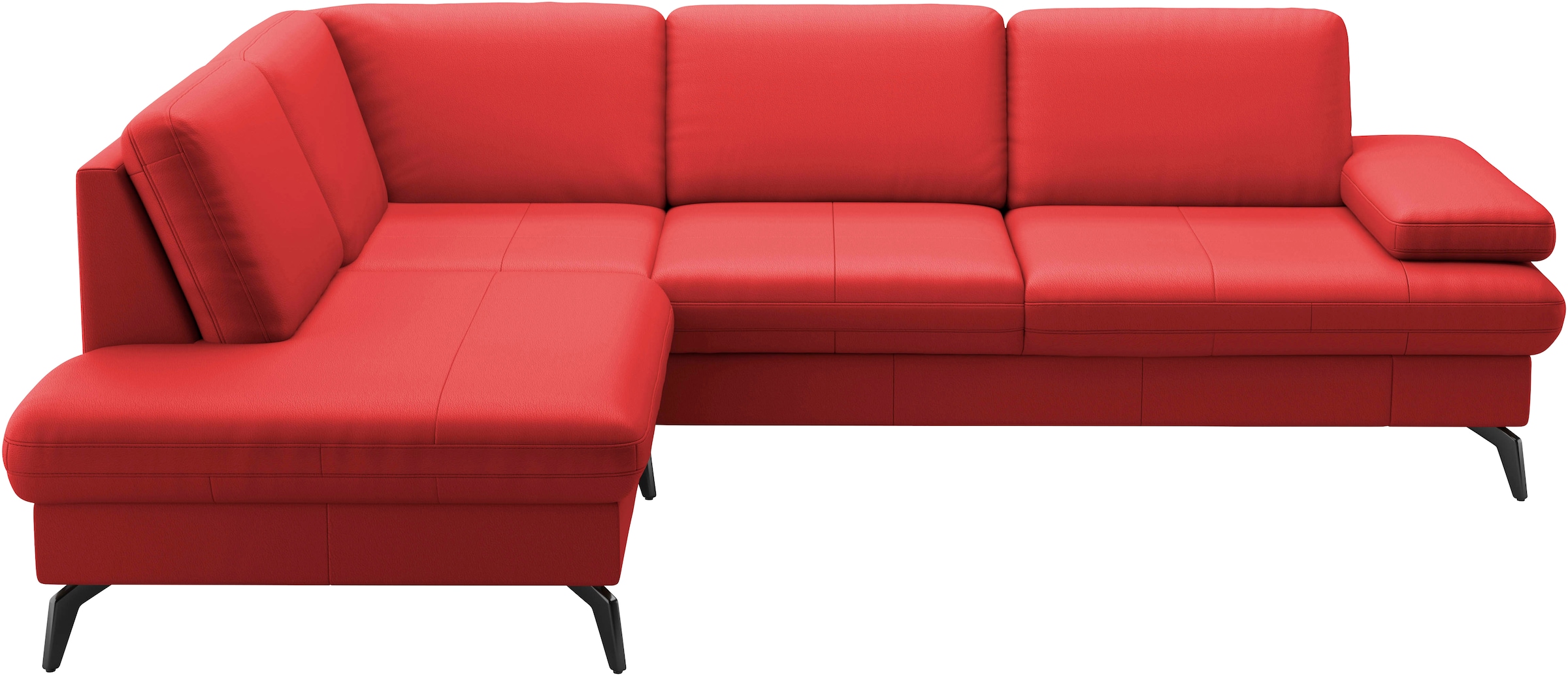 sit&more Ecksofa »Morris L-Form, inkl. Sitztiefenverstellung«, wahlweise mit Armteilverstellung, Bettfunktion & Bettkasten