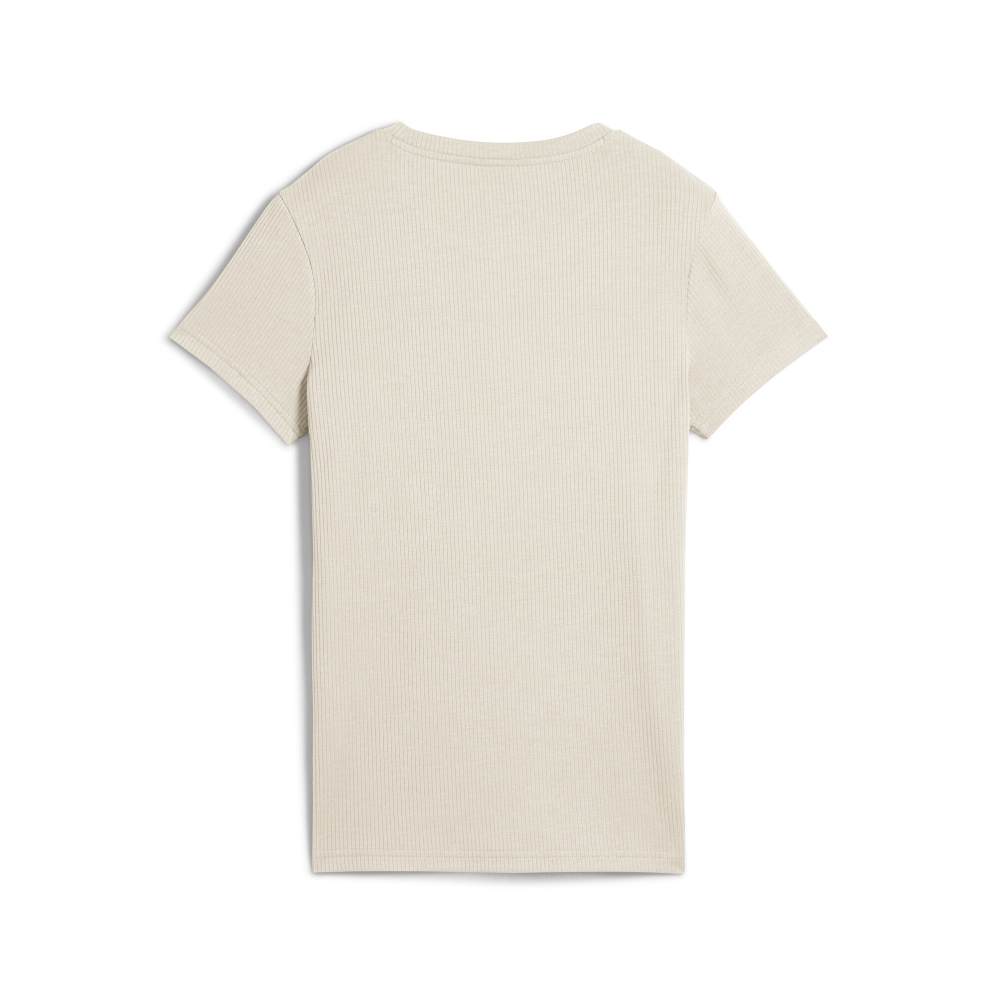 PUMA T-Shirt »ESS ELEVATED Geripptes T-Shirt Damen«