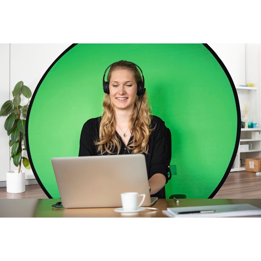 Hama Fotohintergrund »Falthintergrund "Chairy", Grün, Ø 130 cm Fotohintergrund«