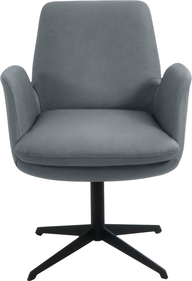 K+W Komfort & Wohnen Drehstuhl "Cube" () Rückholfunktion, Untergestell schw günstig online kaufen