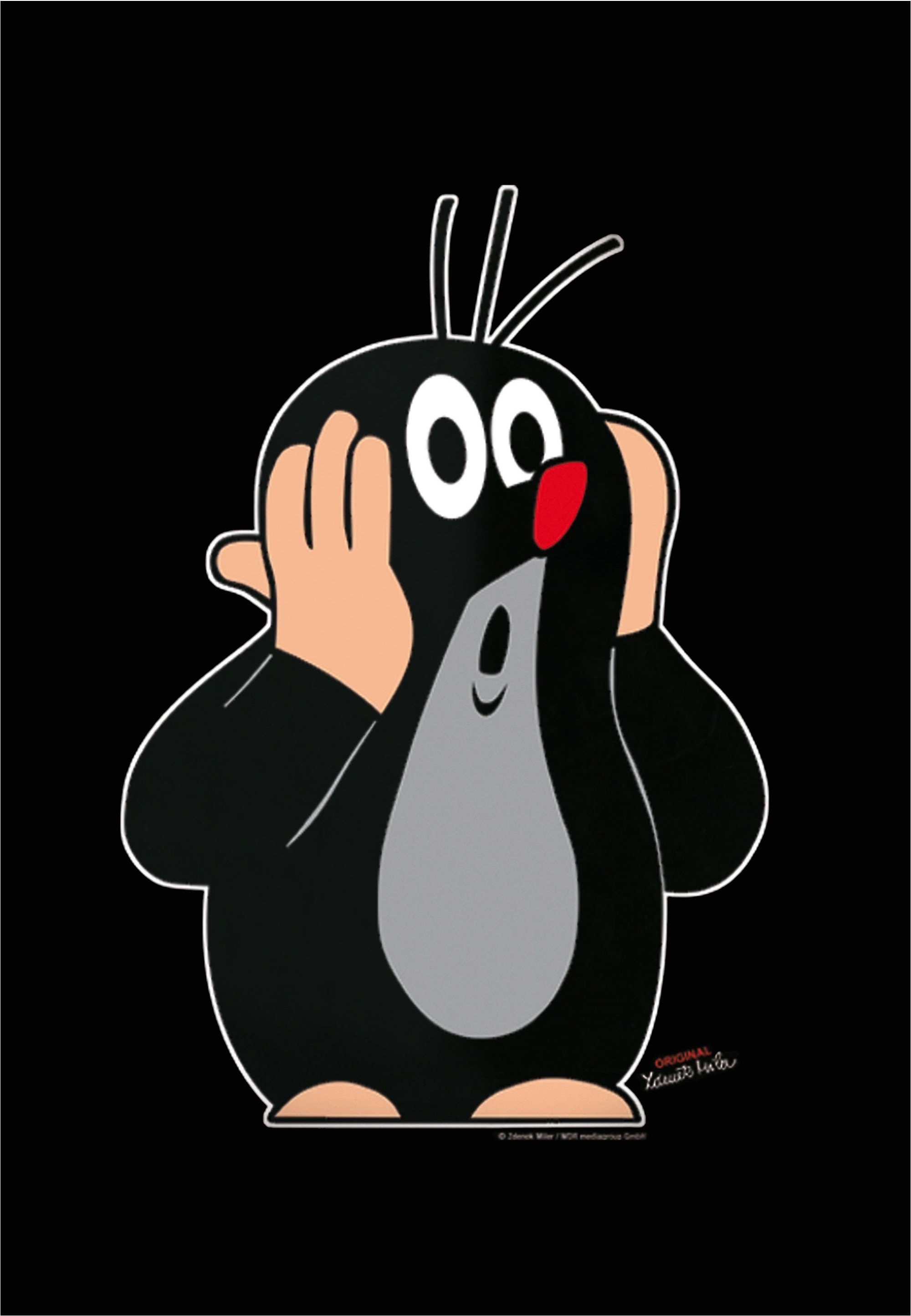 LOGOSHIRT Kulturbeutel "Der kleine Maulwurf - Oh" mit coolem Motiv günstig online kaufen