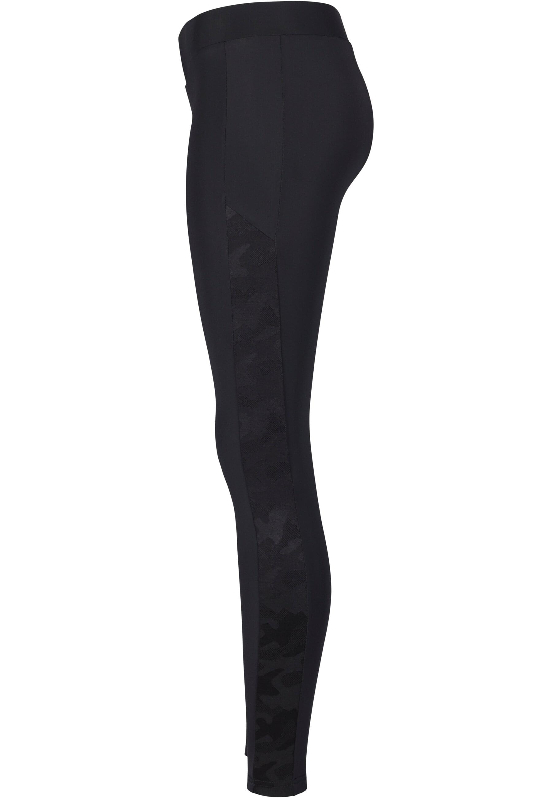 URBAN CLASSICS Leggings »Urban Classics Damen Ladies Jacquard Camo Striped Leggings«, (1 tlg.)