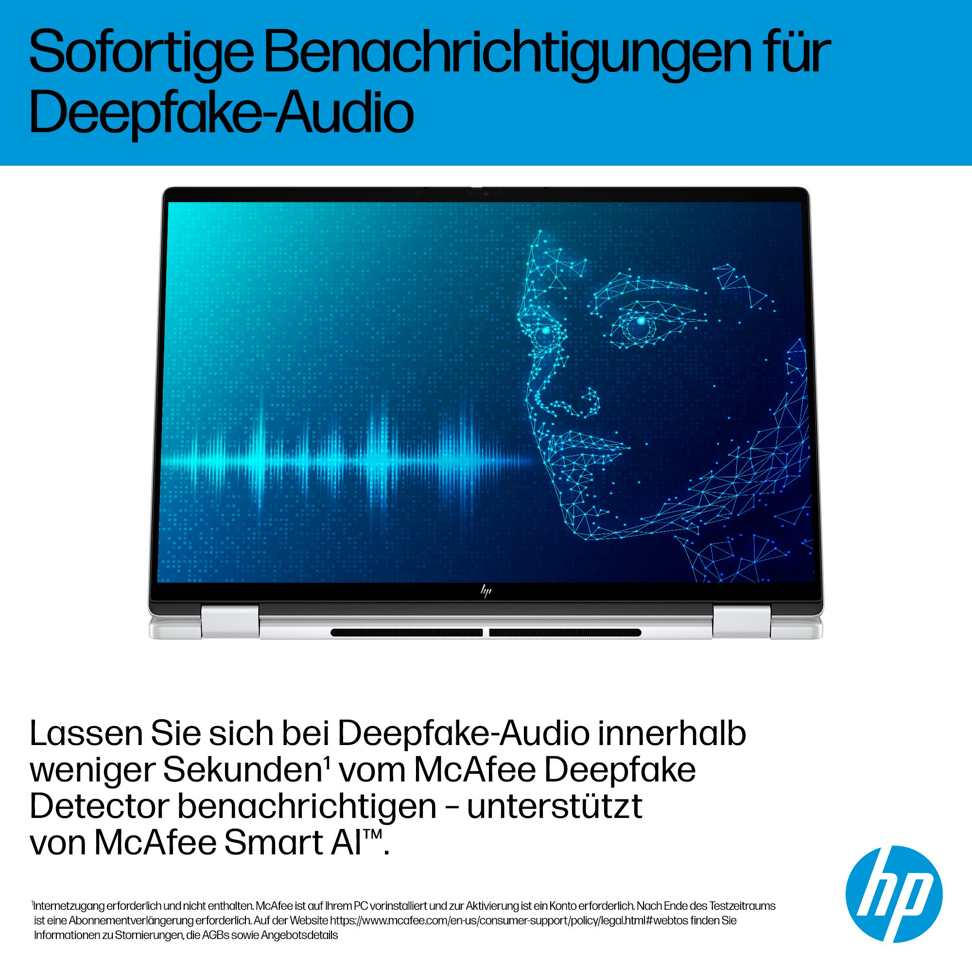 HP Convertible Notebook »OmniBook X Flip 16-ar0078ng«, 40,6 cm, / 16 Zoll, Intel, Core Ultra 7, 1000 GB SSD