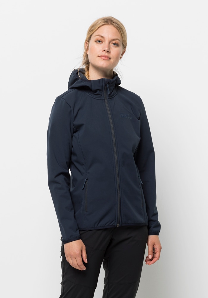 Jack Wolfskin Softshelljacke "BORNBERG HOODY W", mit Kapuze