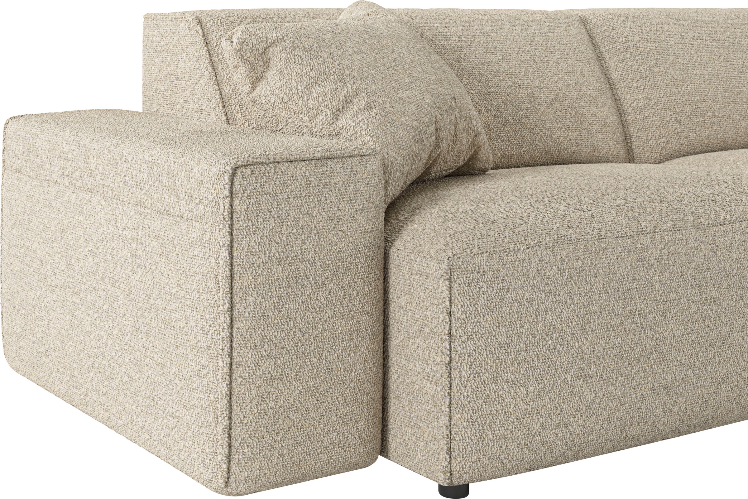 andas Ecksofa »Glimminge L-Form auch in Breitcord, Feincord + Easy care-Bezug,«, Breite 264, Zierkissen