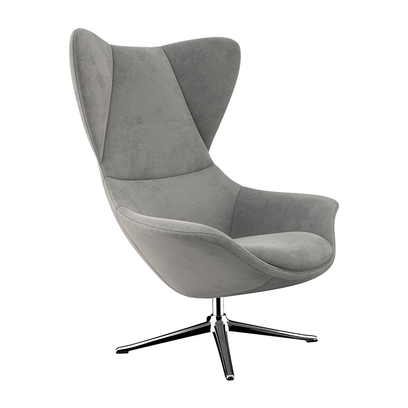 FLEXLUX Ohrensessel »Stilo Relaxsessel, TV-Sessel, OTTOs Choice«, Solitär, Stil-Ikone, drehbar, Fuß Aluminium