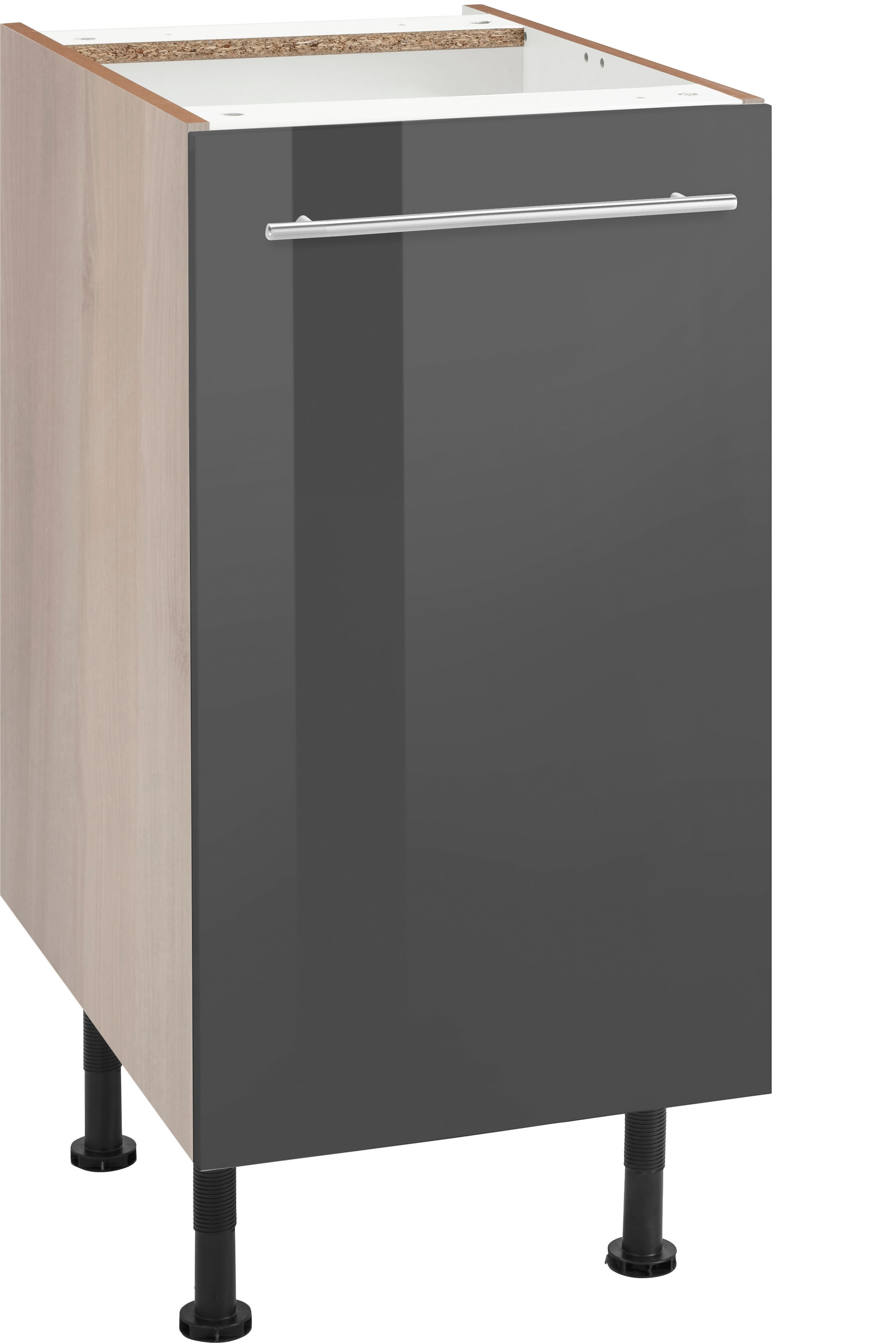 Metallgriff Unterschrank BAUR mit Tür mit cm OPTIFIT 40 Füßen, breit, mit | 1 höhenverstellbaren »Bern«,
