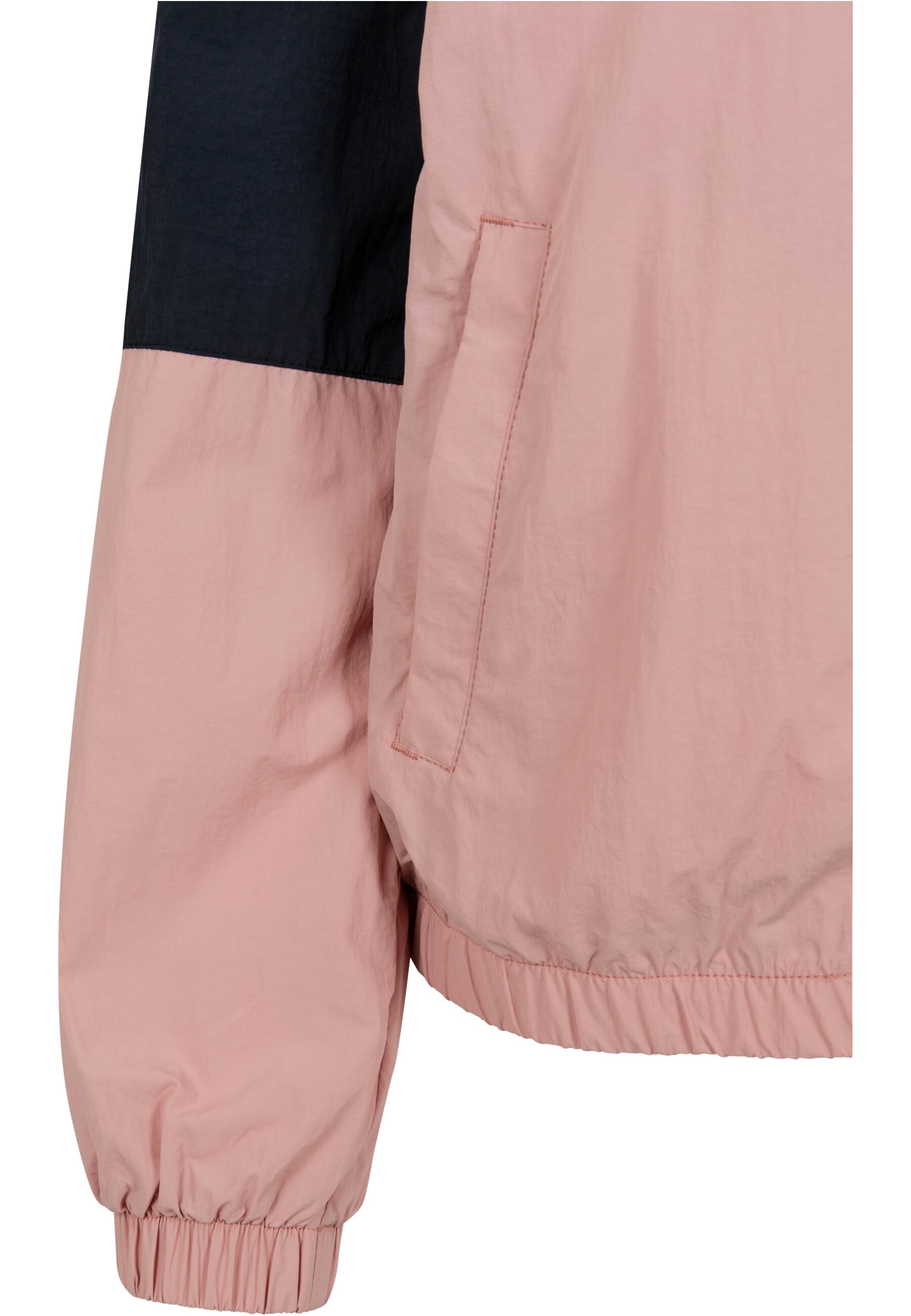 URBAN CLASSICS Allwetterjacke »Urban Classics Damen Ladies 3-Tone Crinkle Track Jacket«, (1 St.), ohne Kapuze