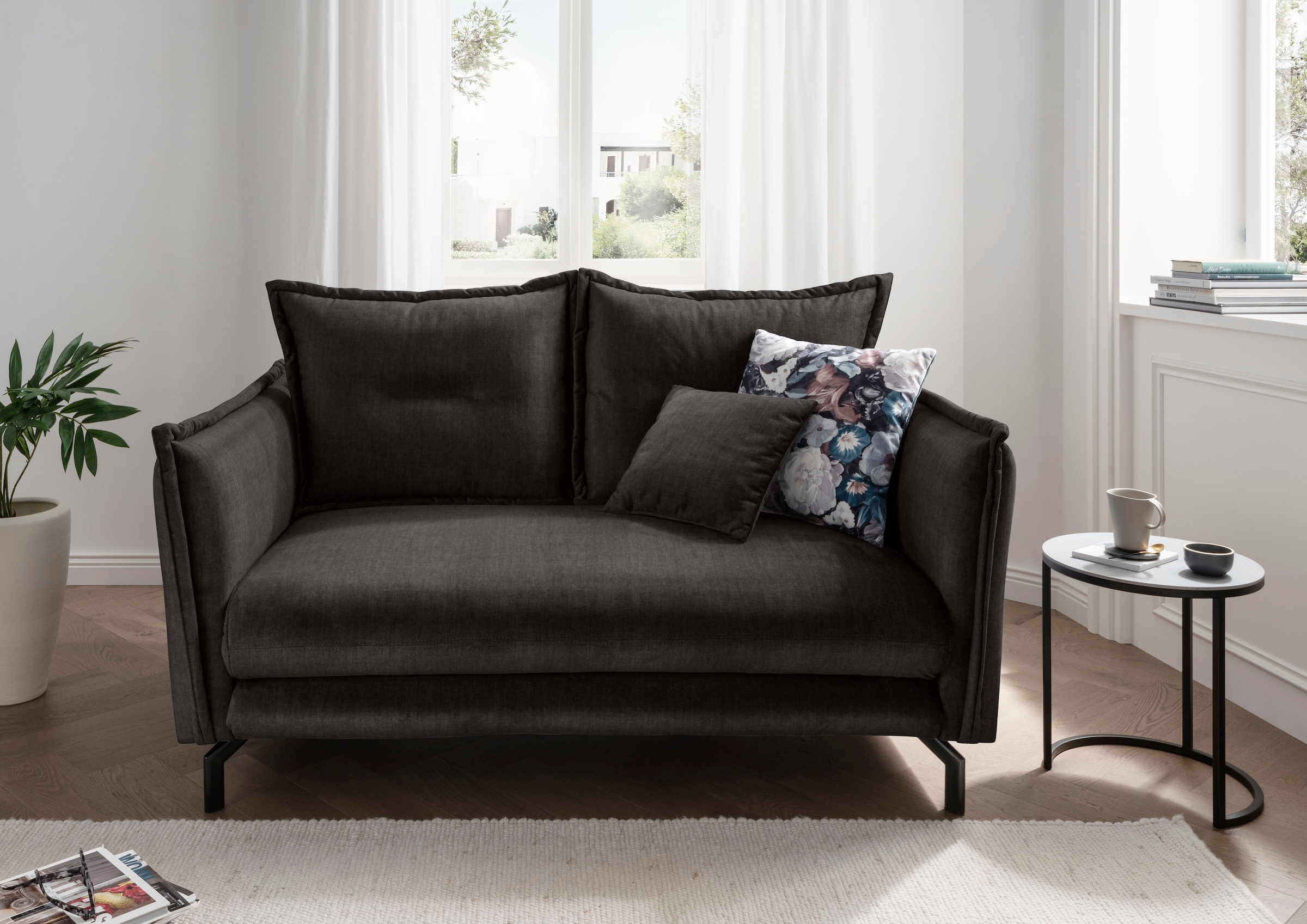 Home affaire 2-Sitzer "LAVA Breite 168 cm, modern & elegant, aktuelle Kisse günstig online kaufen