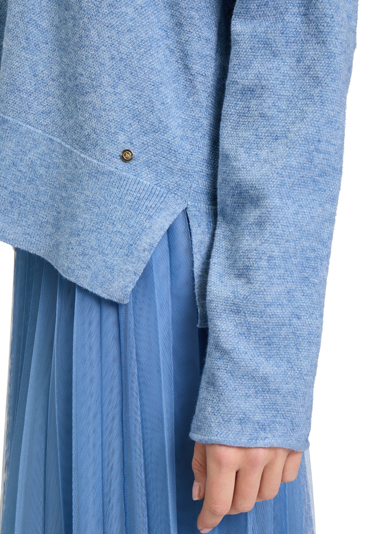 Betty&Co Strickpullover »Betty & Co Damen Strickpullover mit V-Ausschnitt«, (1 tlg.)