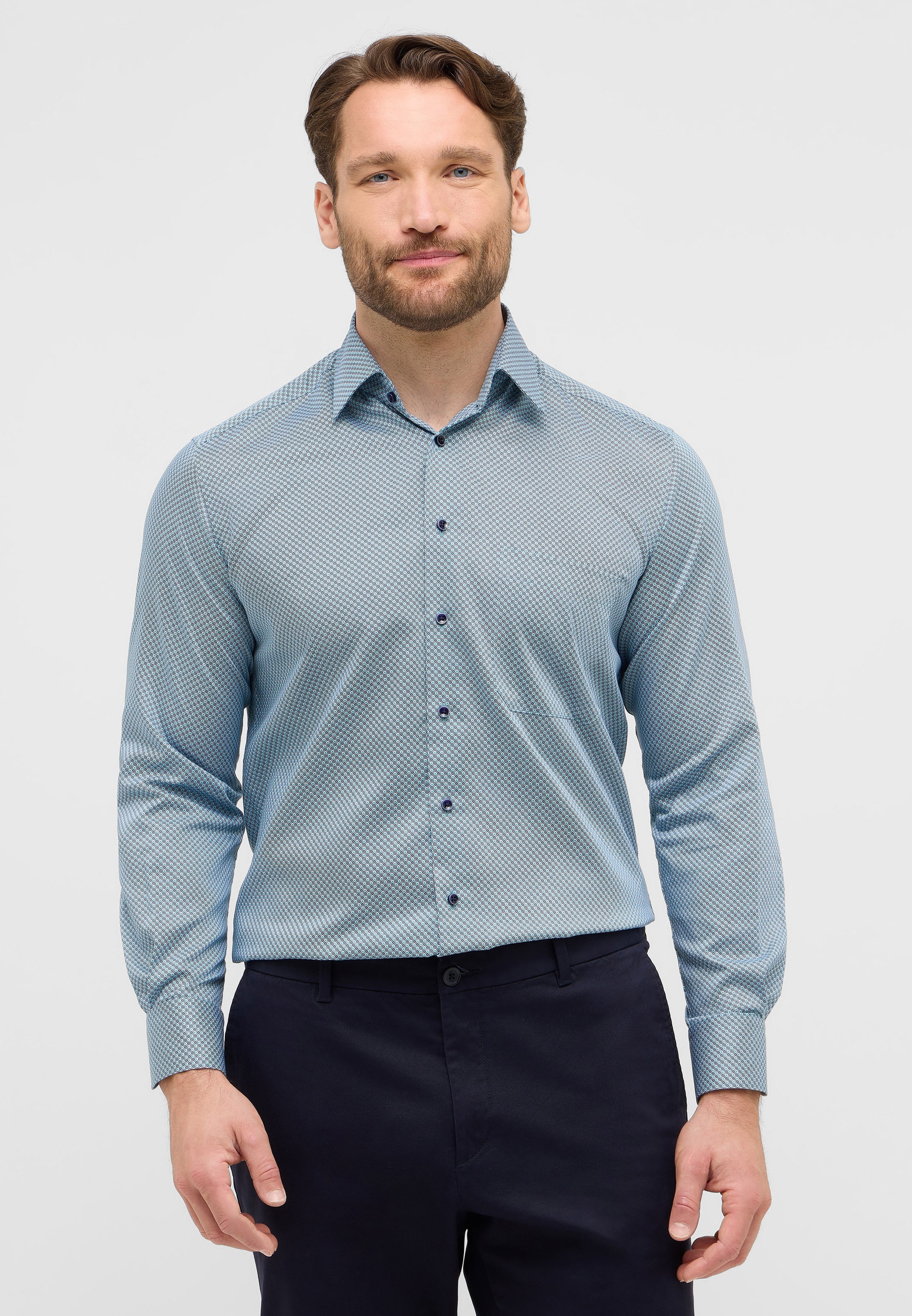 Eterna Langarmhemd "COMFORT FIT", NON IRON (bügelfrei) günstig online kaufen