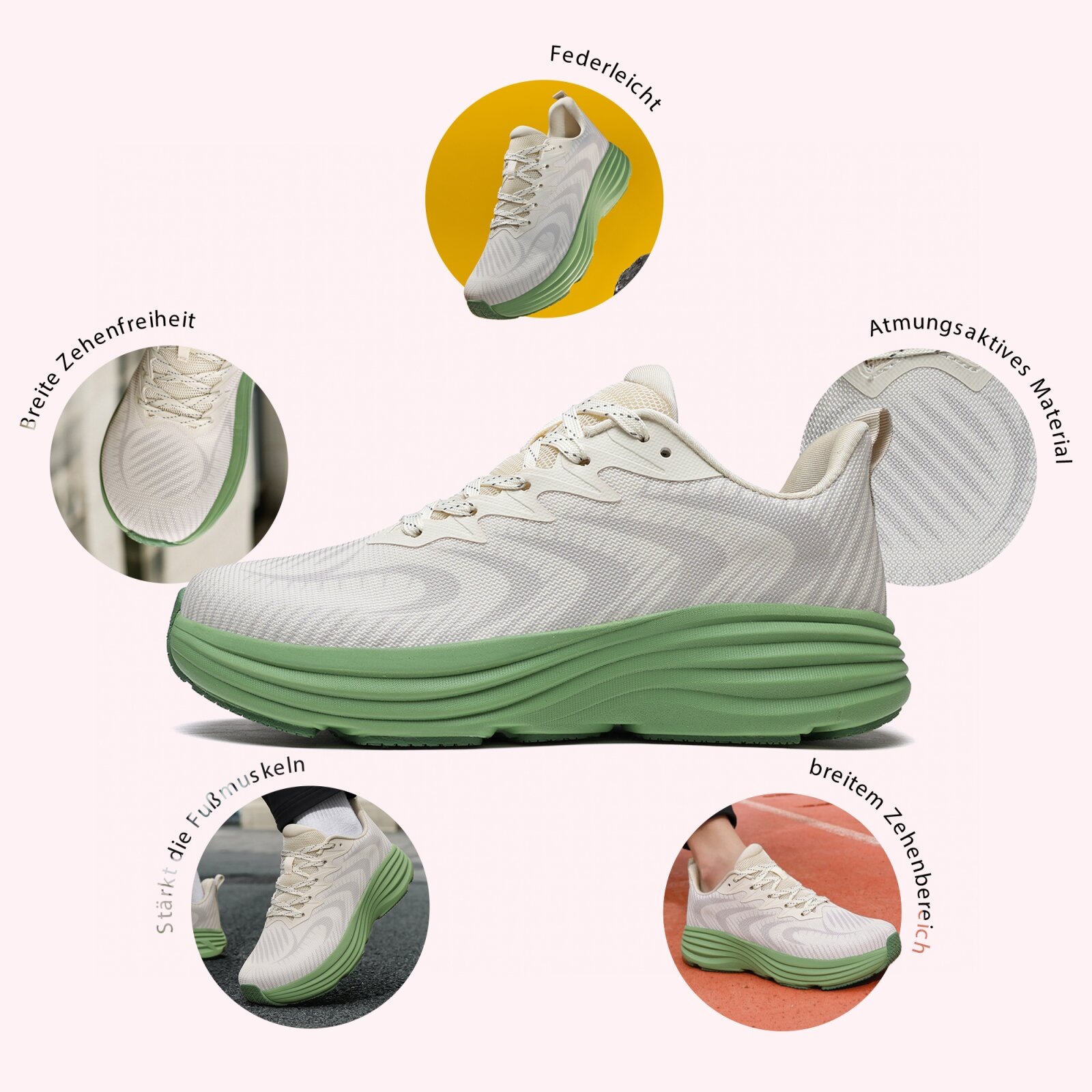 DOTALES Barfußschuh »Lumeo Sportschuhe – Sneaker-Look Mit Barfußgefühl«  Minimalschuhe, Turnschuhe