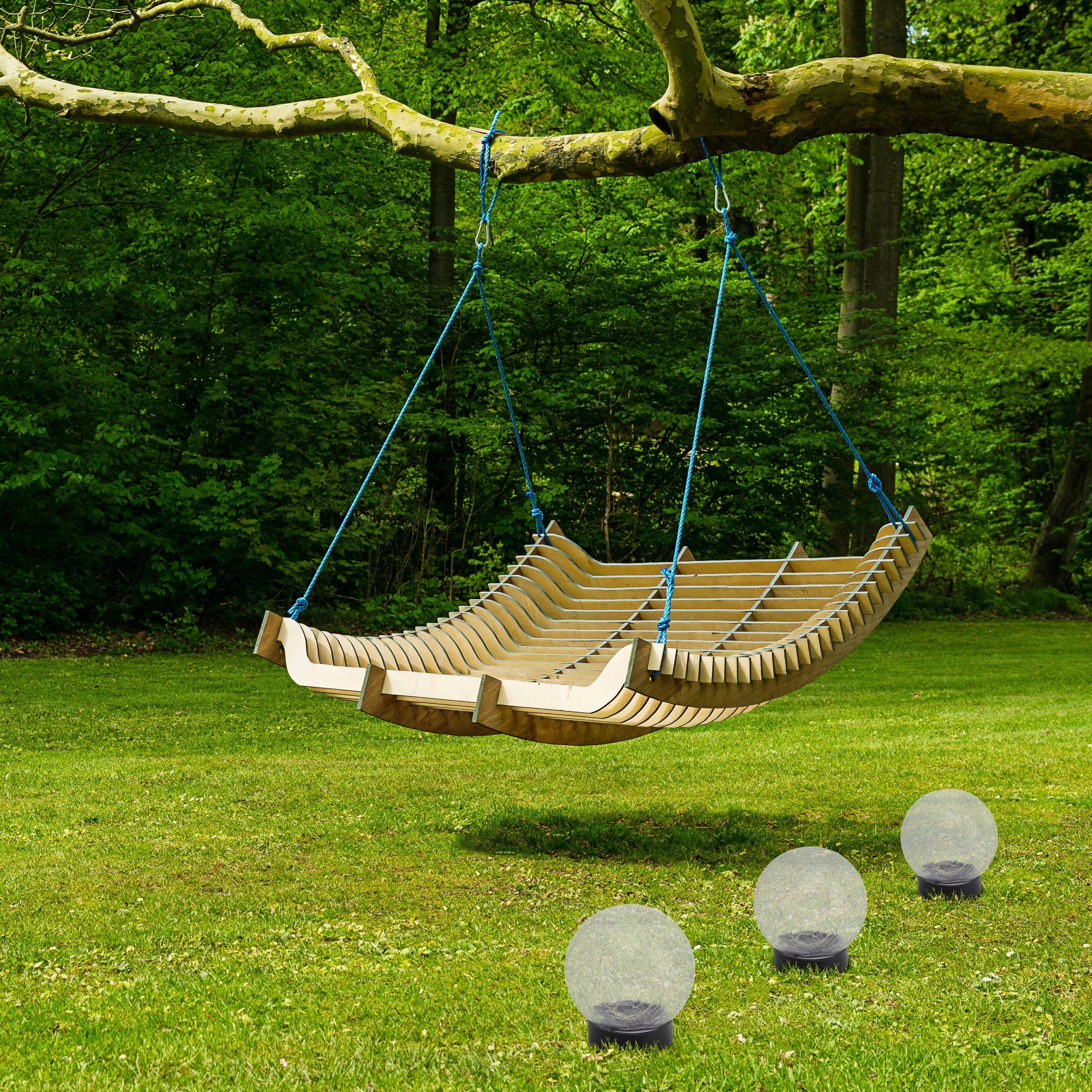 näve LED Solarleuchte "Crackle" 3 Stk. Warmweiß 3er Set, klar/schwarz, als günstig online kaufen