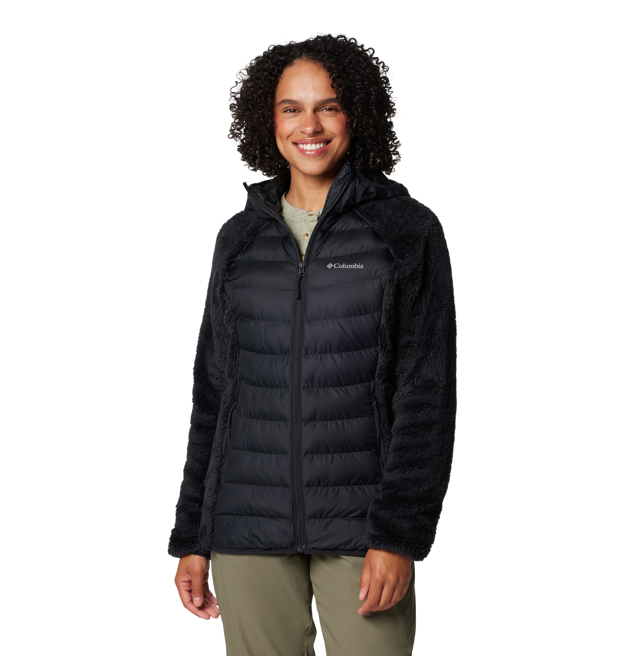 Columbia Hybridjacke "Powder Lite™ II Sherpa Hybrid Jacket", mit Kapuze