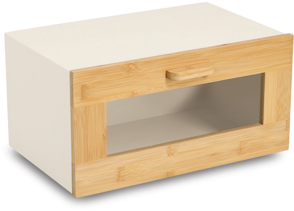 Zeller Present Brotkasten "m. Klappe" 1 Stk. tlg. pflegeleicht, Sichtfenste günstig online kaufen
