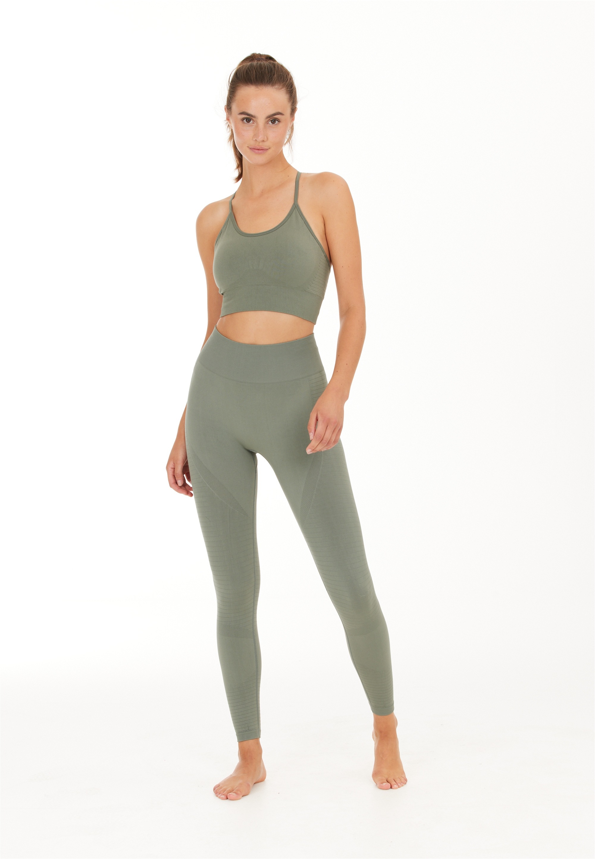 ATHLECIA Funktionstights »NAGAR«, mit angesagtem High-Waist-Bund