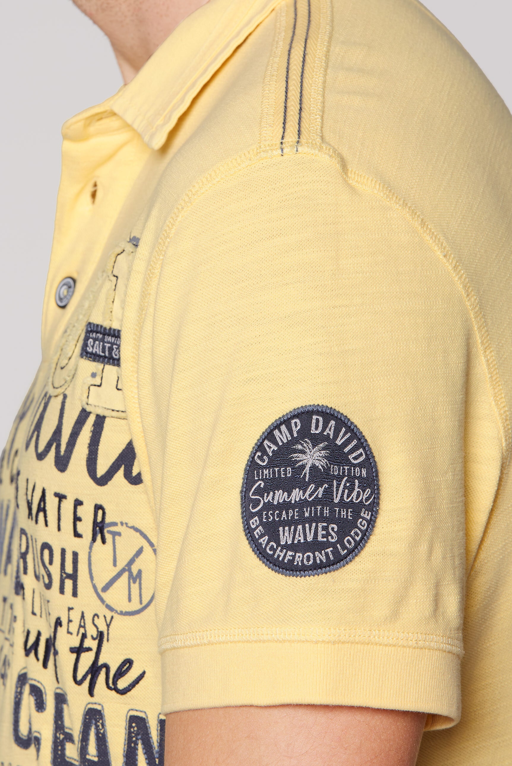 CAMP DAVID Poloshirt, aus Baumwolle