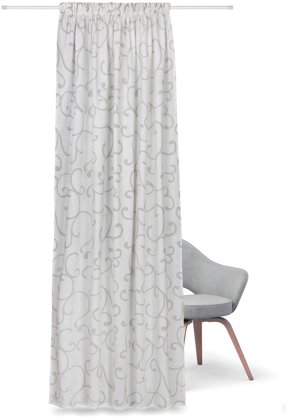 Feel of Nature Gardine "Havert" Kräuselband 1 Stk. tlg. HxB: 245x140 günstig online kaufen