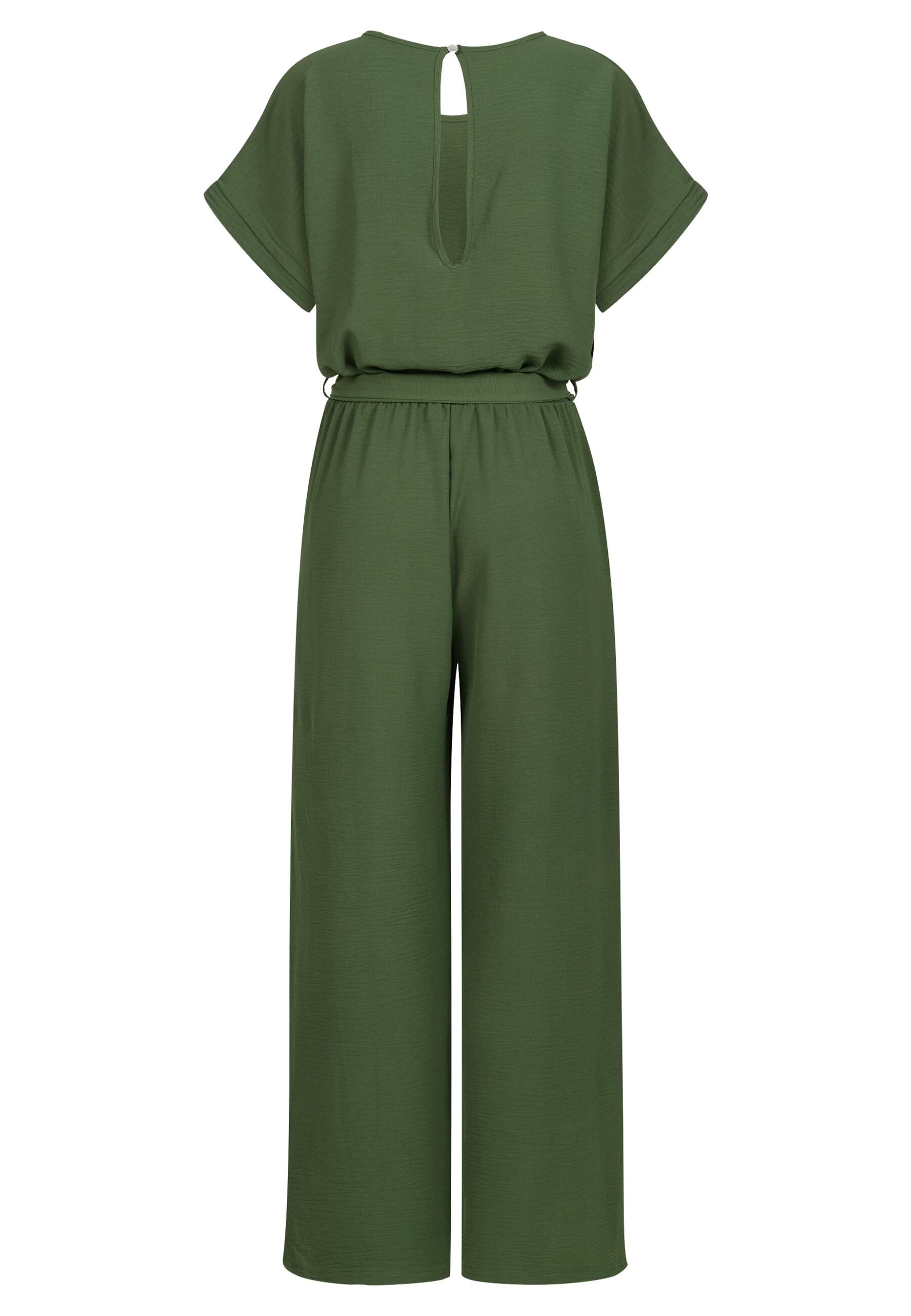 CLOUD 5IVE Jumpsuit "CLOUD 5IVE Jumpsuit with tie belt and back slit" 1 Stk günstig online kaufen