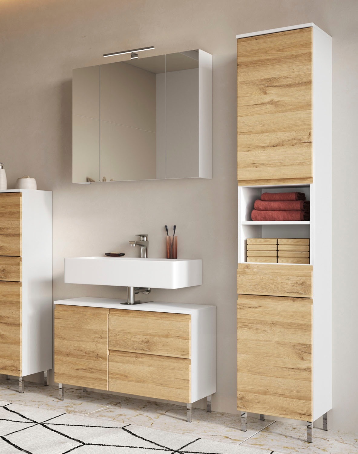 GERMANIA Badmöbel-Set "Torrance" 3 Stk. tlg. günstig online kaufen
