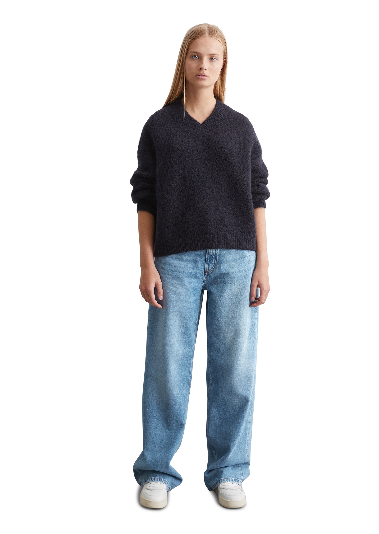 Marc O'Polo DENIM Strickpullover »aus kuscheligem Schurwolle-Mohair-Mix«