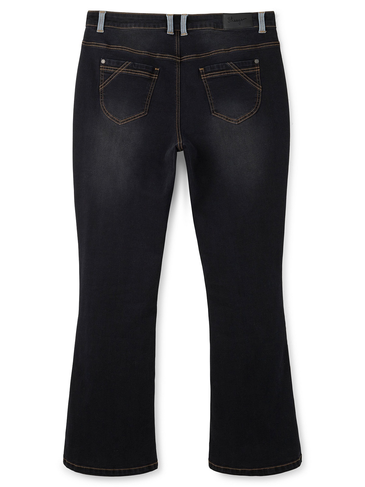 Sheego Bootcut-Jeans | für Kontrastdetails mit bestellen BAUR »Große Größen«