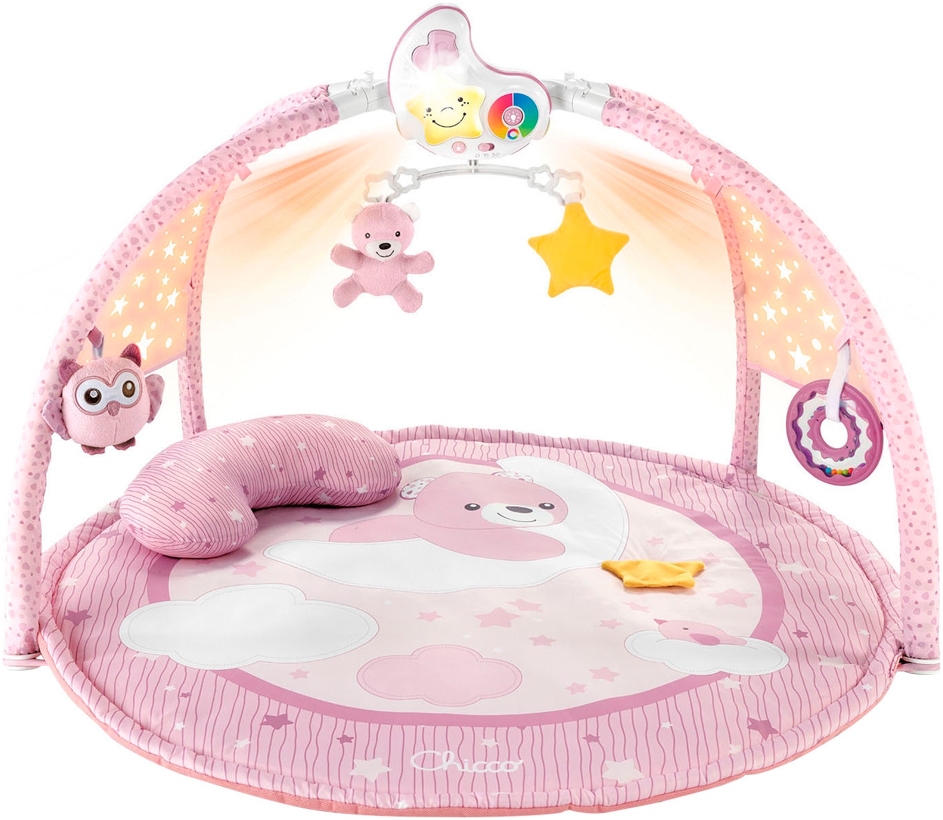 Chicco Baby Gym »Farbspiel Gym, Pink«, mit Projektionen und Melodien