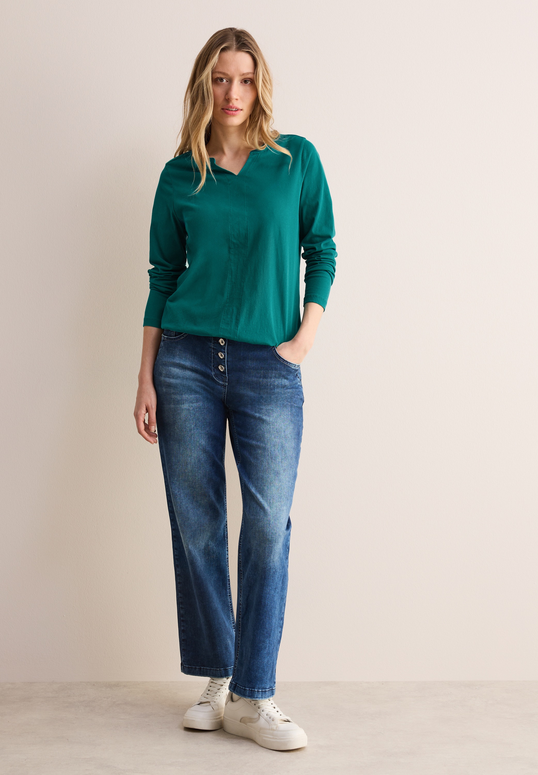 Cecil Langarmshirt, aus reiner Baumwolle