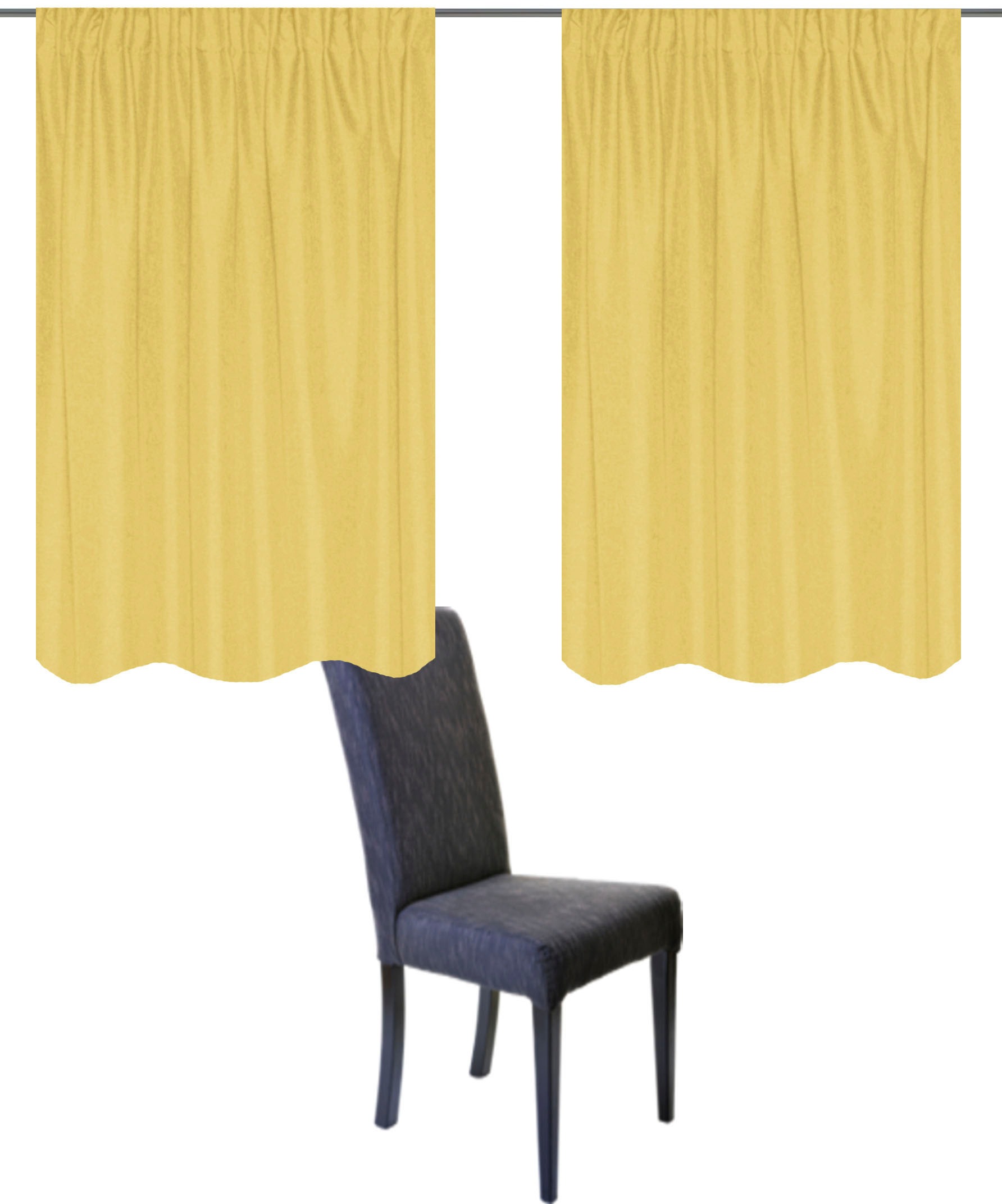 Home Basics Vorhang "MAITE" Multifunktionsband 2 Stk. tlg. günstig online kaufen