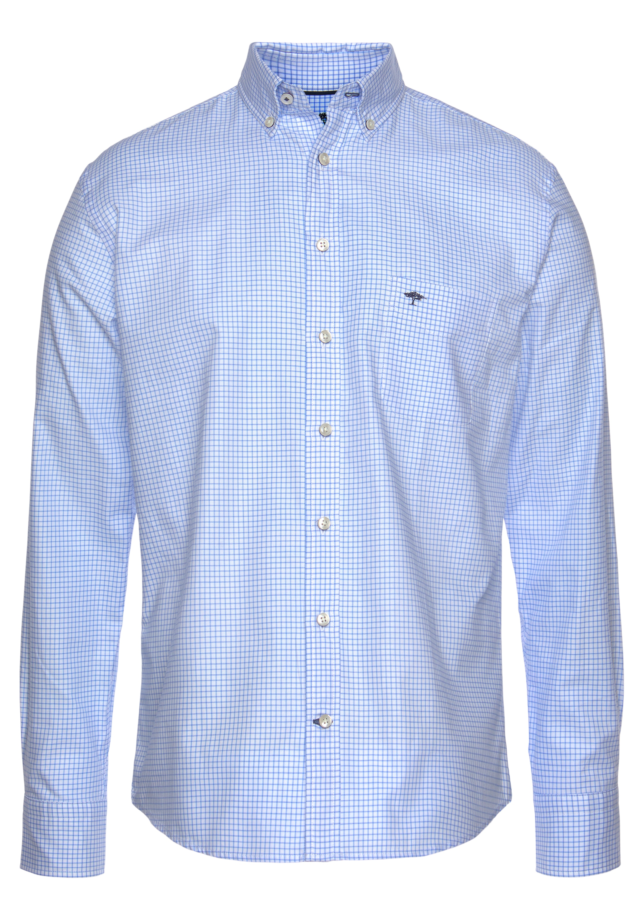 FYNCH-HATTON Langarmhemd, mit Button-Down-Kragen