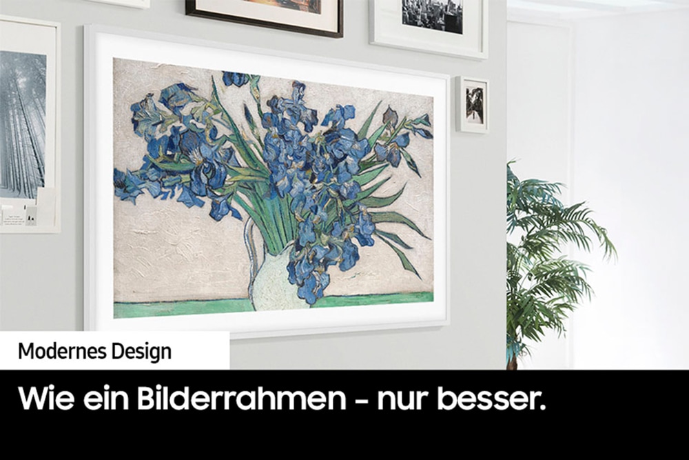 Samsung QLED-Fernseher »GQ85LS03DAU«, 4K Ultra HD, Smart-TV, The Frame, Mattes Display, Art Mode, Austauschbare Rahmen, Dolby Atmos