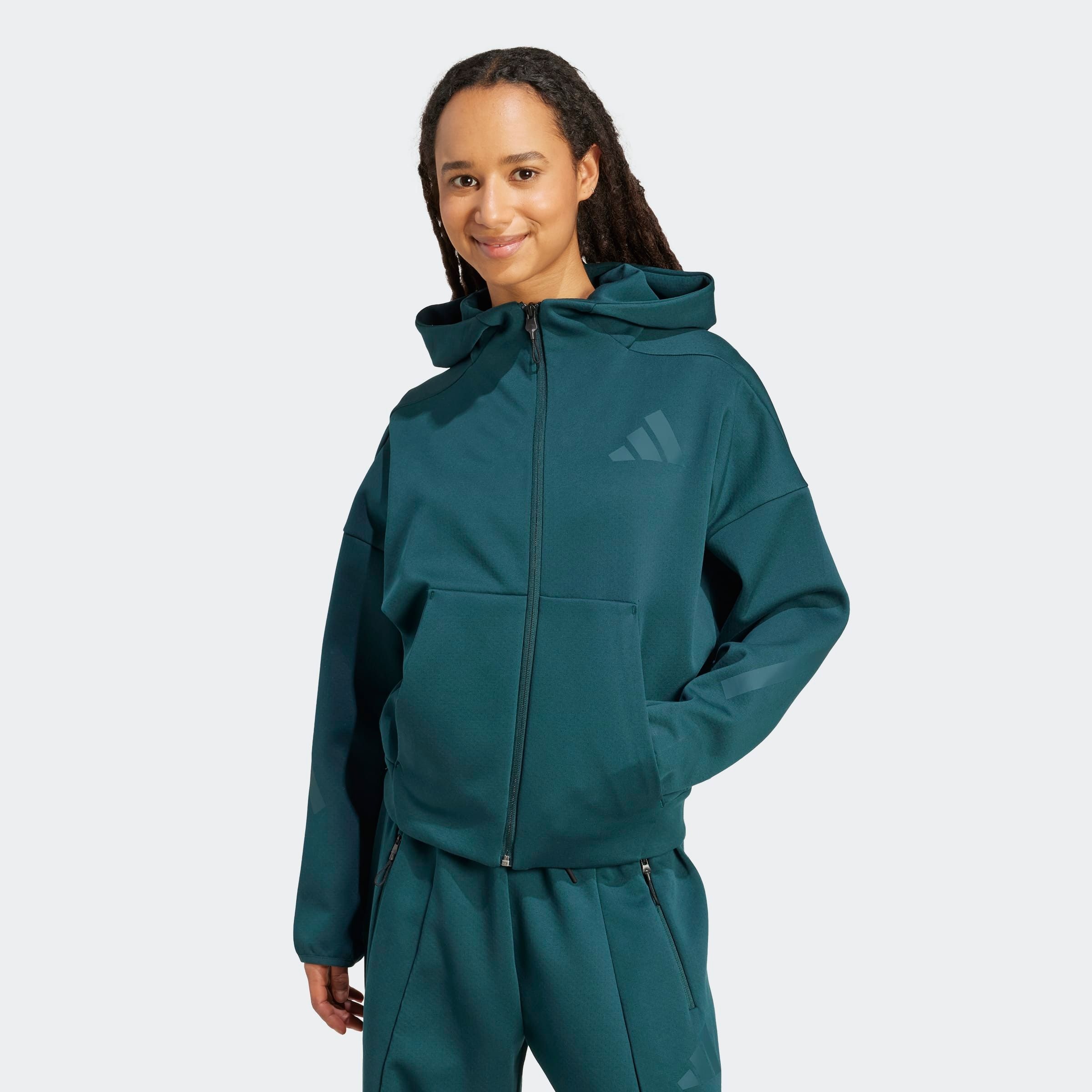 adidas Sportswear Kapuzensweatshirt "W Z.N.E. FZ" günstig online kaufen