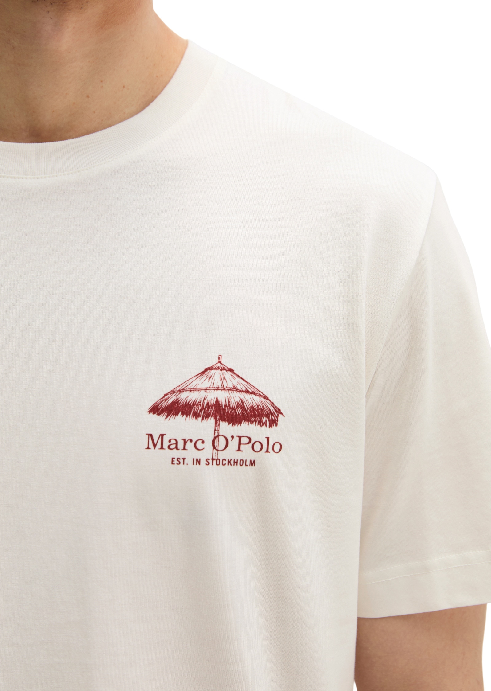 Marc O'Polo T-Shirt »mit sommerlichem Rückenprint«
