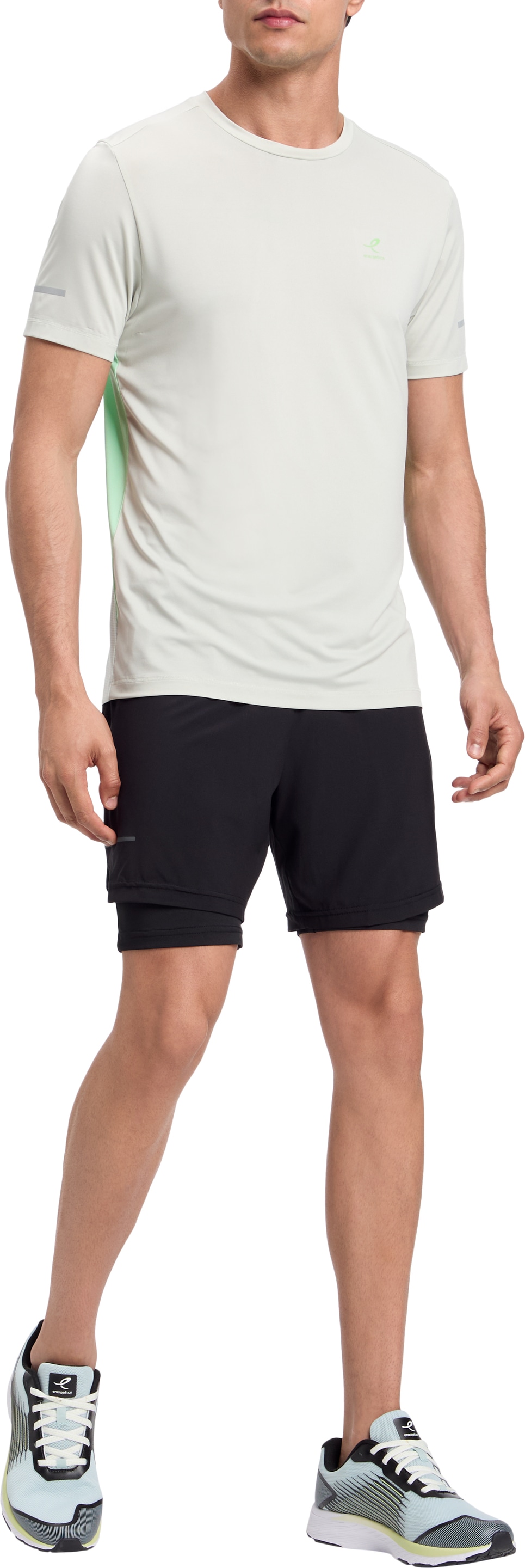 Energetics Laufshorts "HE.-SHORTS ALLEN VI M" aus Polyester und Elasthan, für Lauftraining, sportlicher Stil