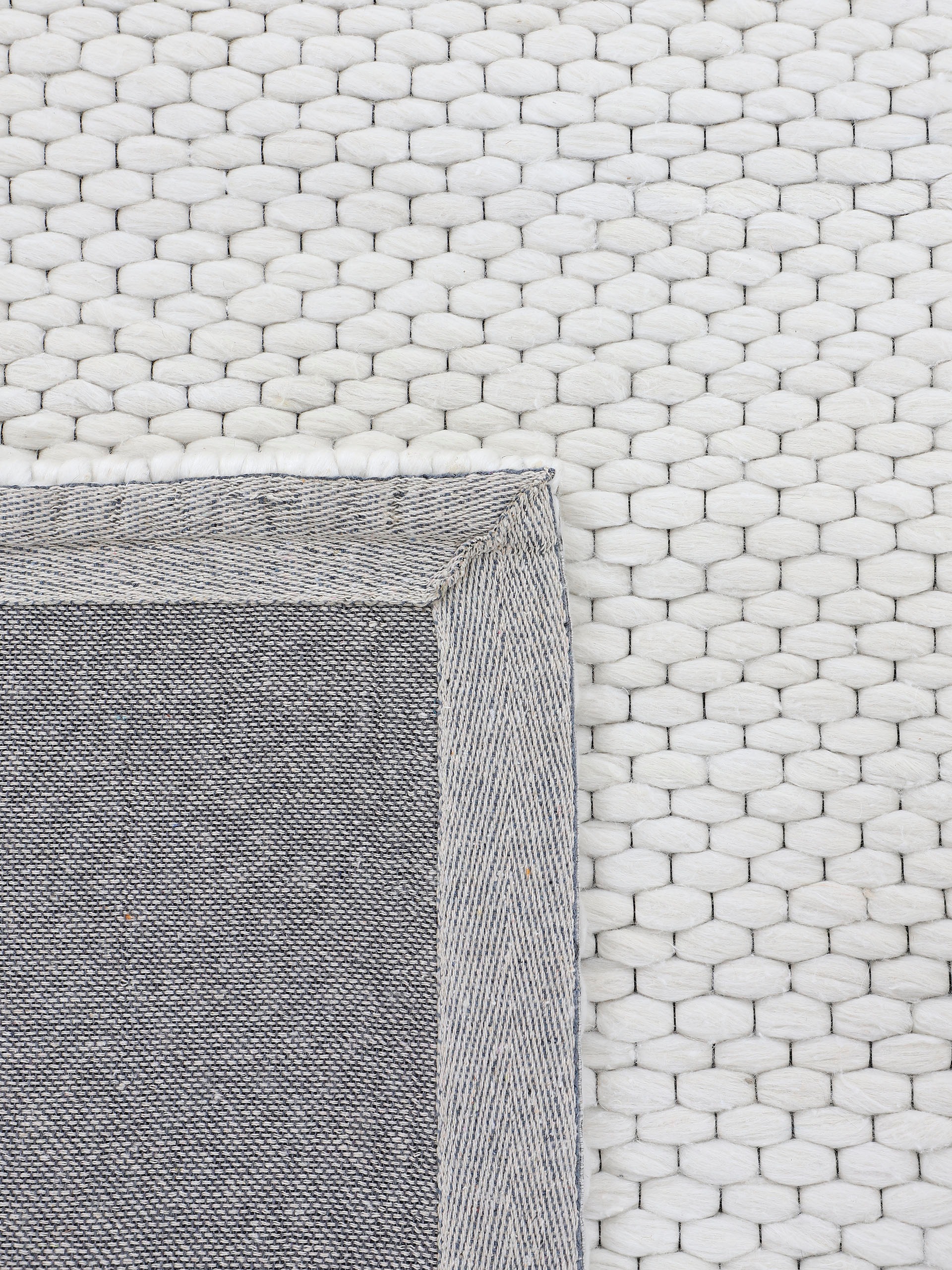 carpetfine Wollteppich »Sina«, rechteckig, 14 mm Höhe, Handweb Teppich, reine Wolle, meliert, handgewebt, weich & kuschelig