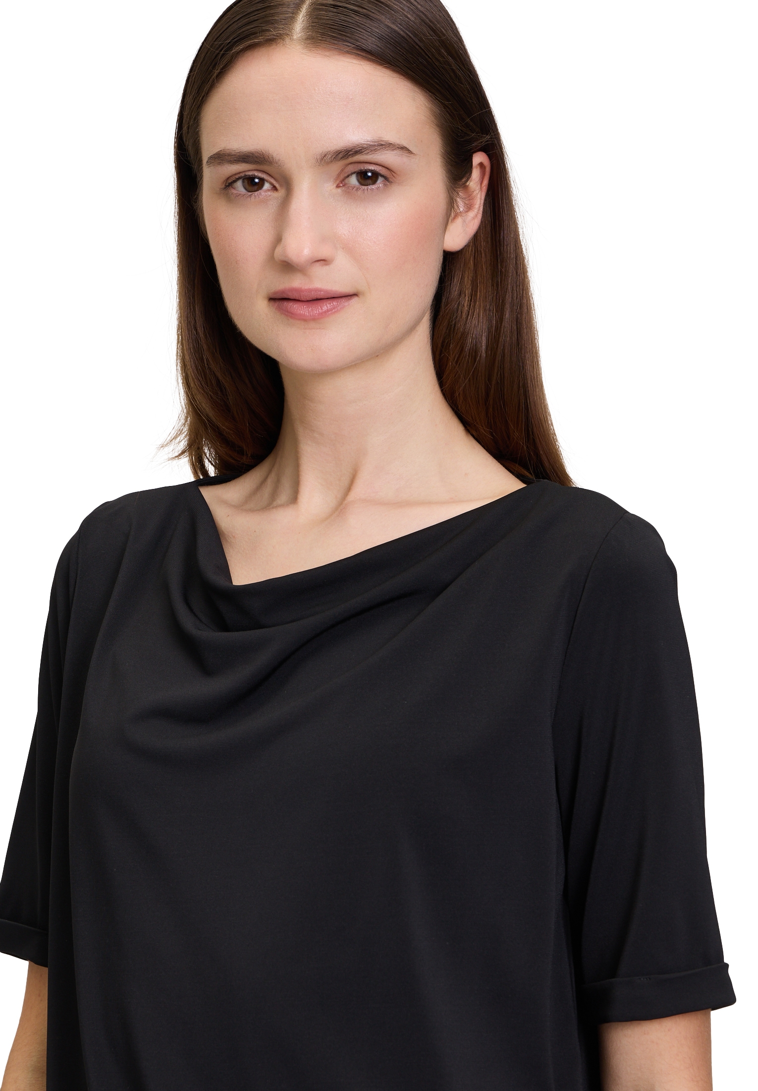 Betty Barclay Kurzarmshirt »Damen mit Wasserfallausschnitt« 1 Stk. Material