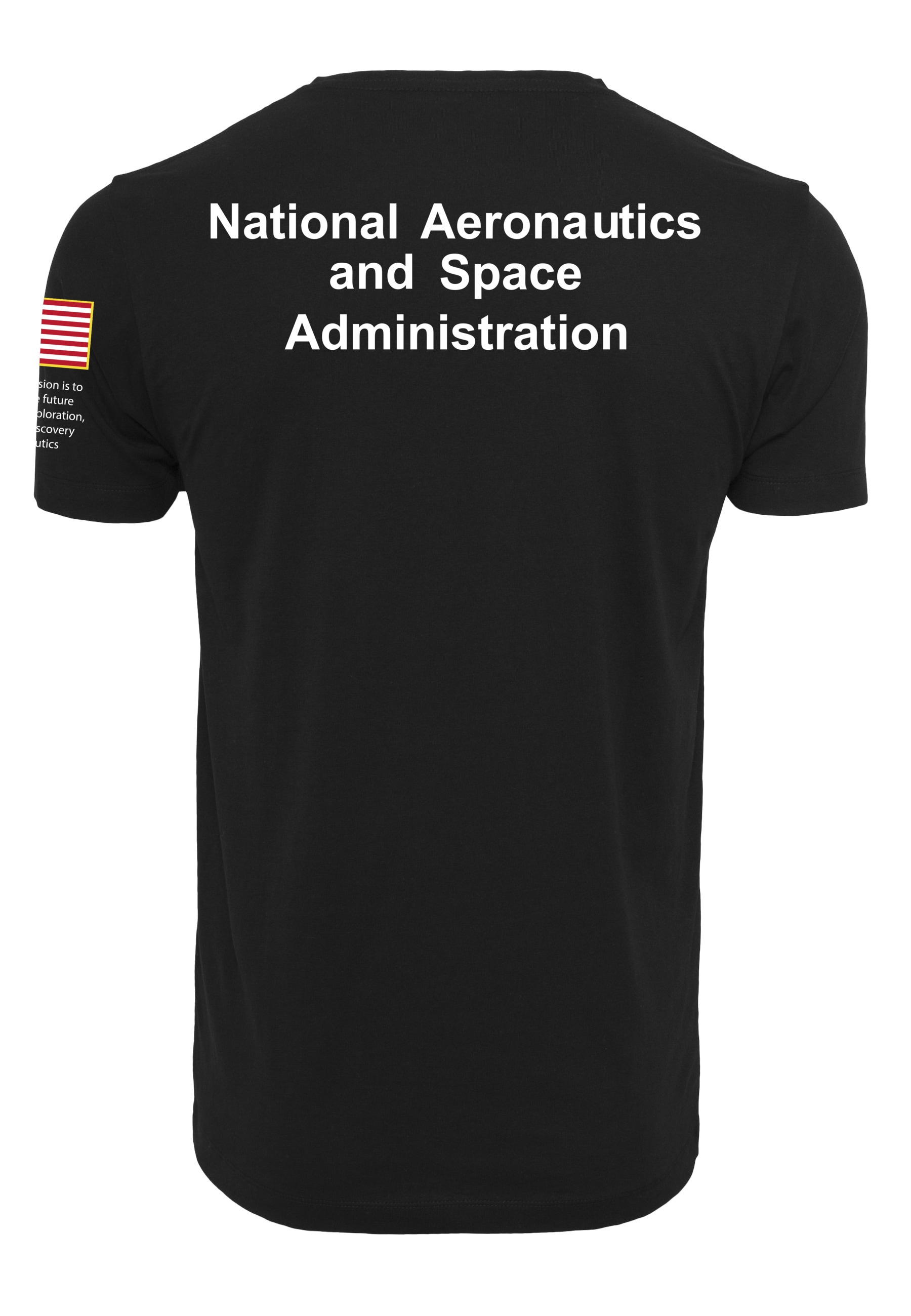 MisterTee T-Shirt »MisterTee Herren NASA Insignia Logo Flag Tee« 1 Stk.