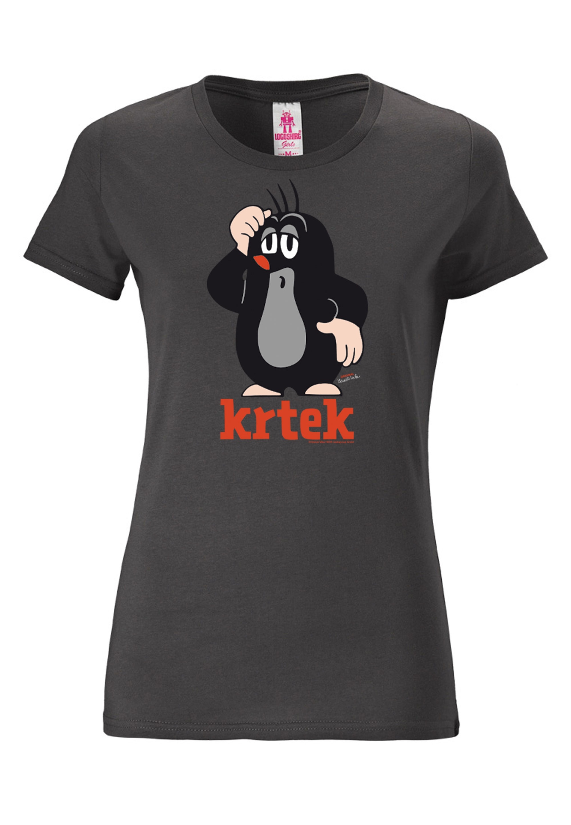 LOGOSHIRT T-Shirt "Der kleine Maulwurf - Krtek" mit coolem Maulwurf-Print günstig online kaufen