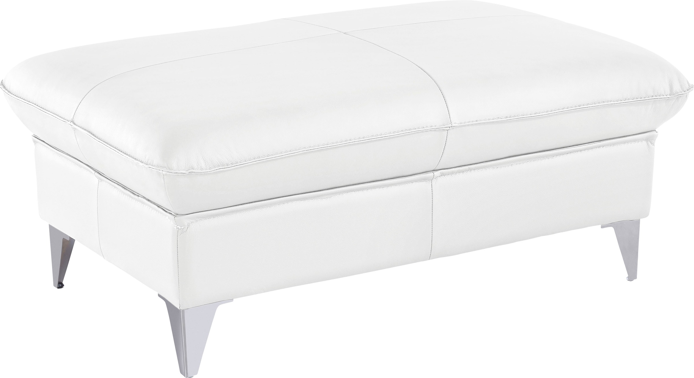 COTTA Polstergarnitur »Caluso L-Form«, (2 tlg.), Set bestehend aus: Ecksofa mit Kopfteilverstellung & Hocker