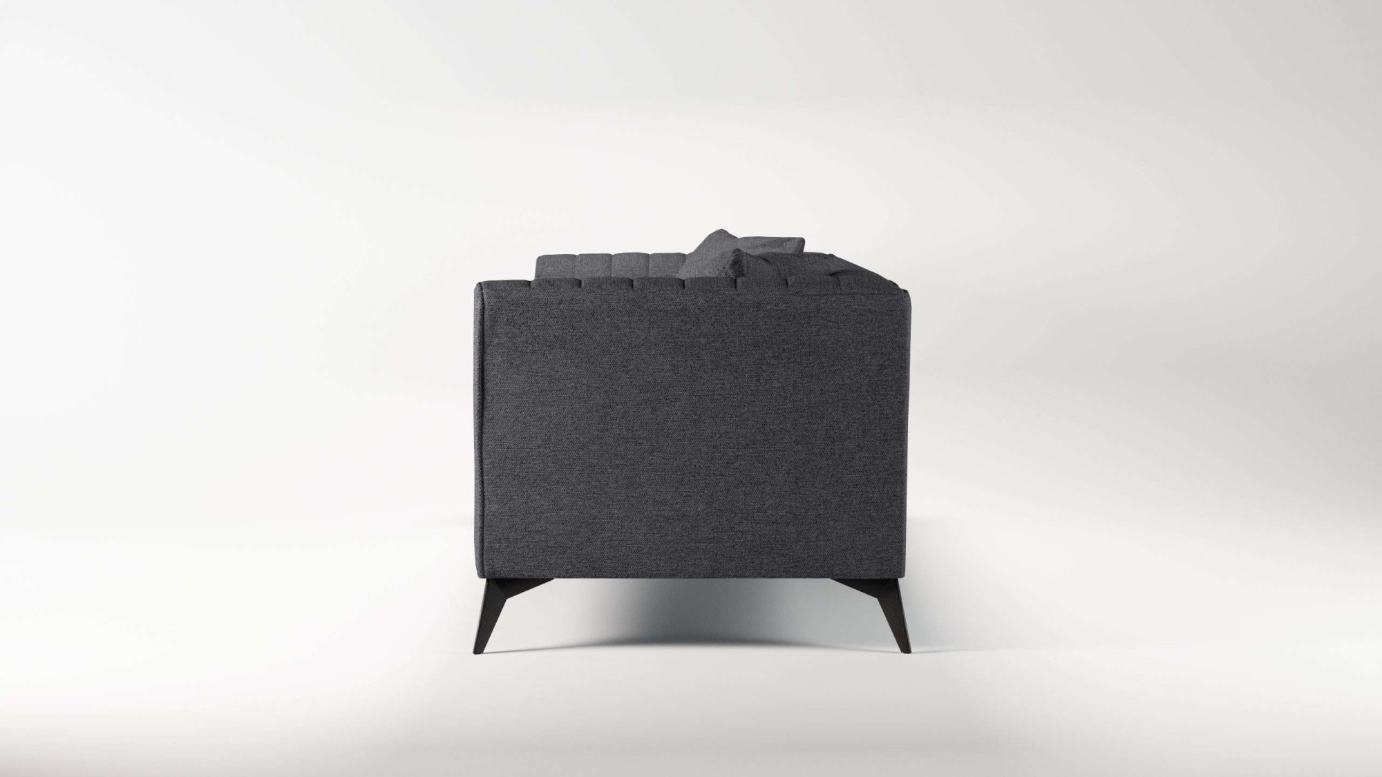 Places of Style 4-Sitzer »MATTHEW elegantes Designsofa, Maße B/T/H: 231/86/74 cm«, XXL, Steppung im Rücken, lose Sitzkissen, incl 2. Zierkissen