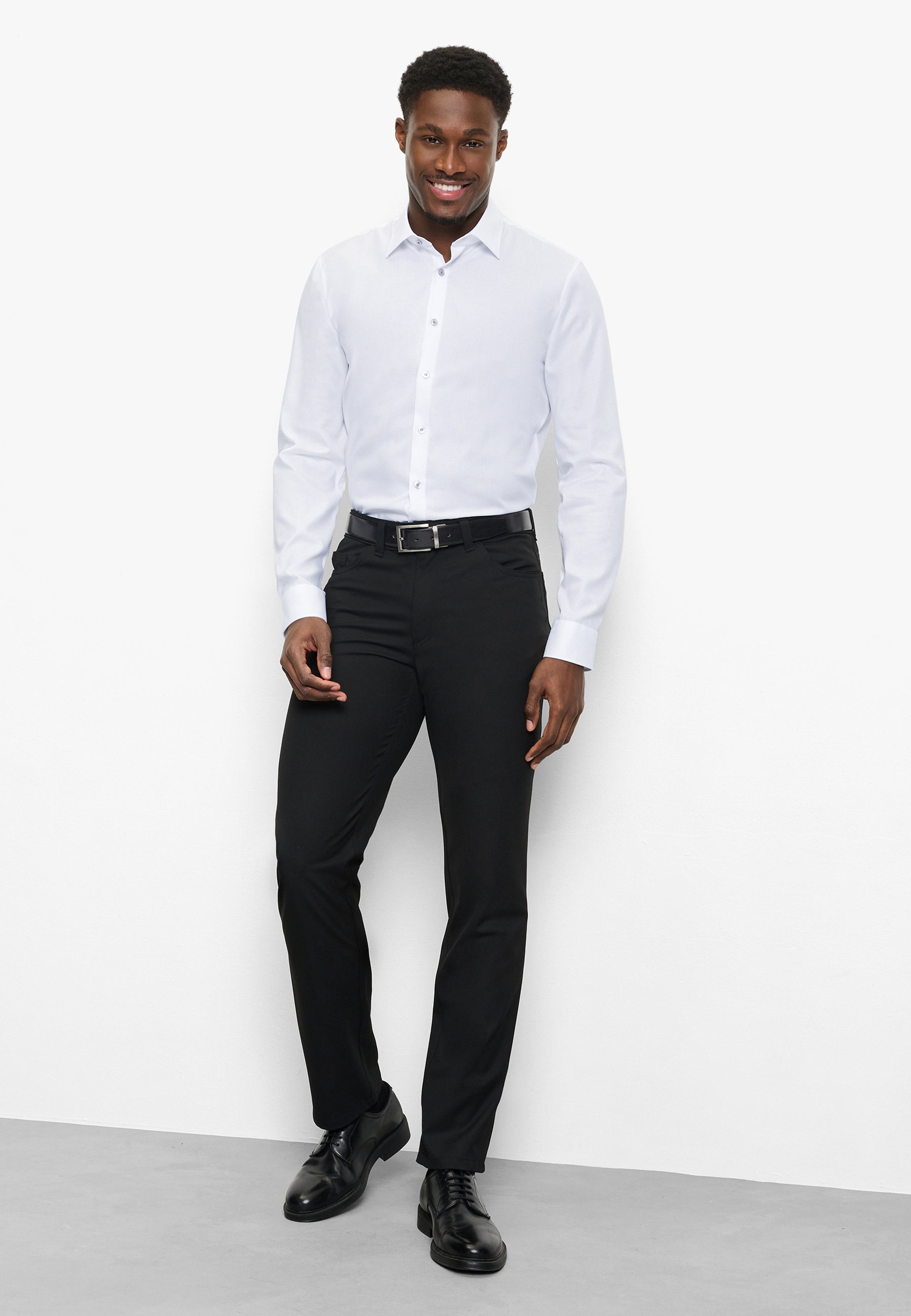 OLYMP No. Six Super Slim Kent White 45 2