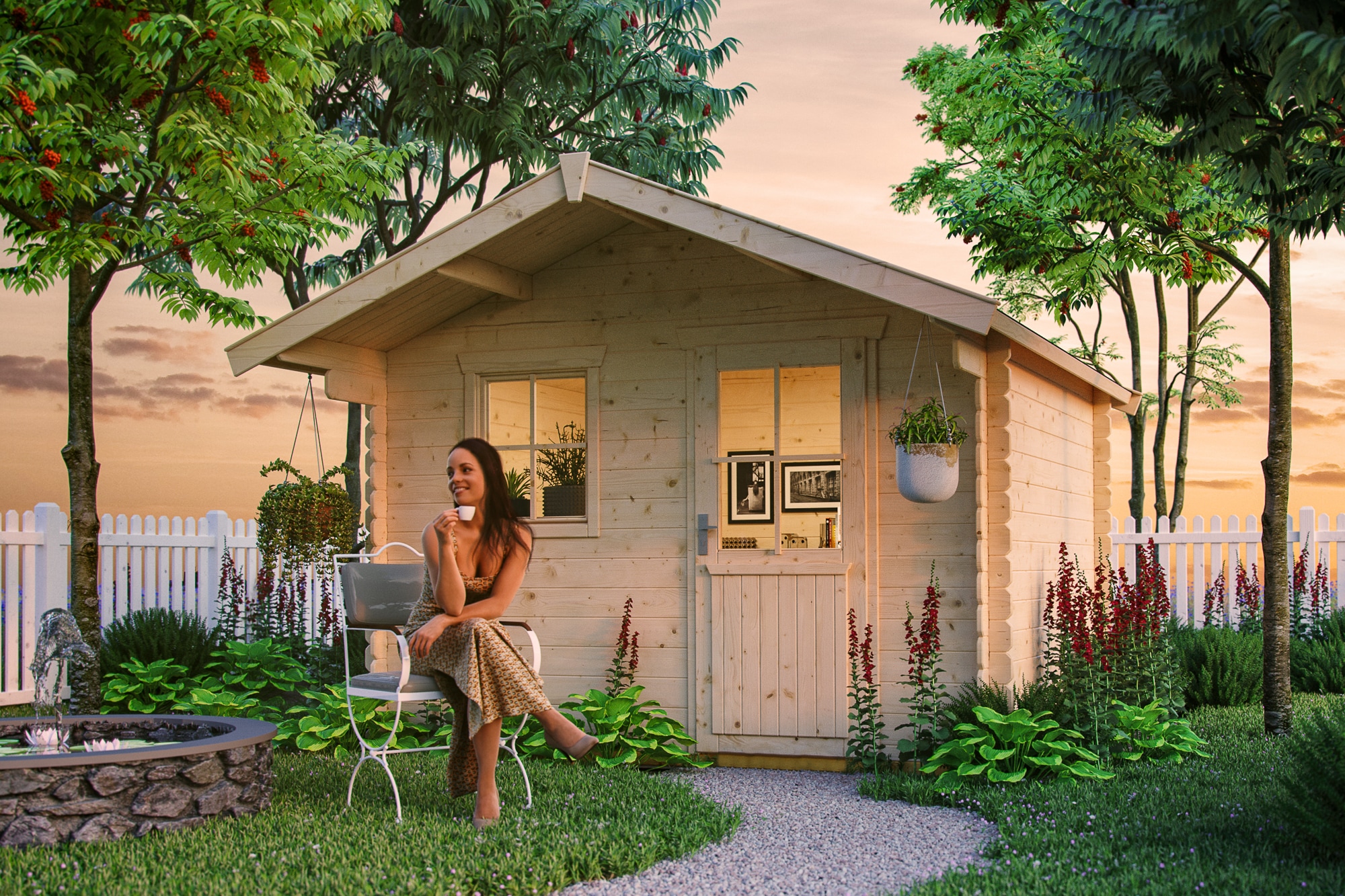 Skanholz Gartenhaus »Como 1«