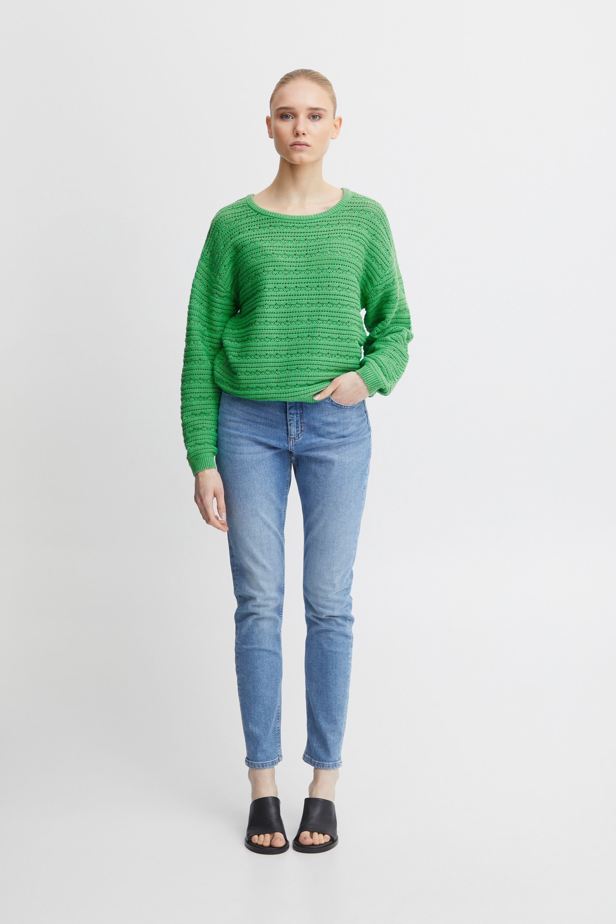 Ichi Strickfleece-Pullover »Strickpullover IHMarion«