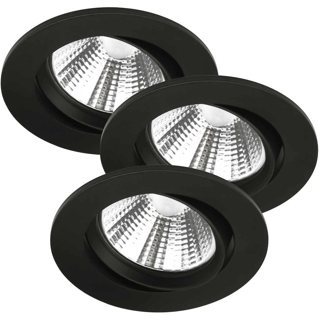 Nordlux LED Einbauleuchte »Freemont«, 3 flammig-flammig, 3er Set