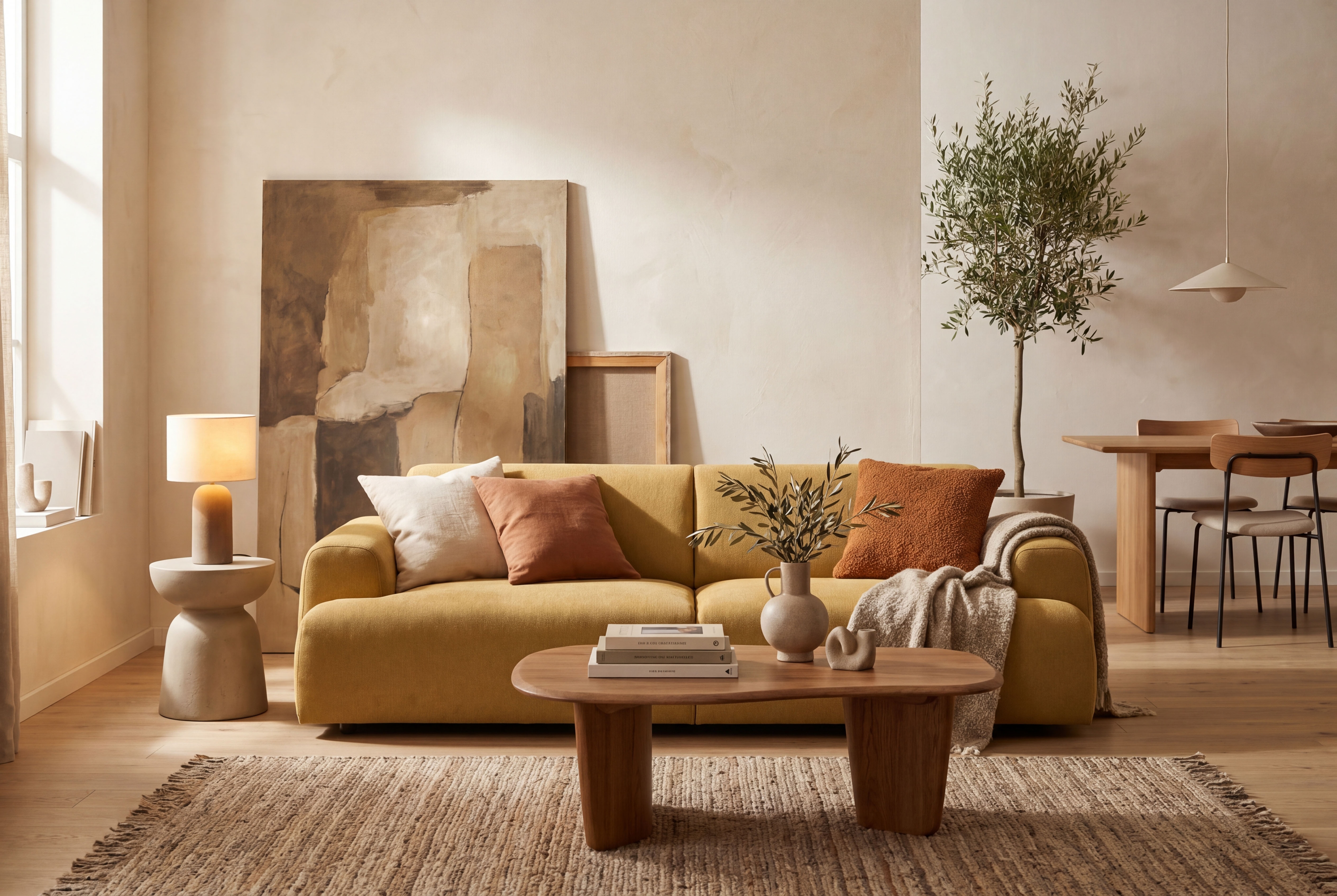 OTTO home 2,5-Sitzer "Linkka, Breite 217 cm" in einem weichen Chenille-Stoff, mit Wellenunterfederung