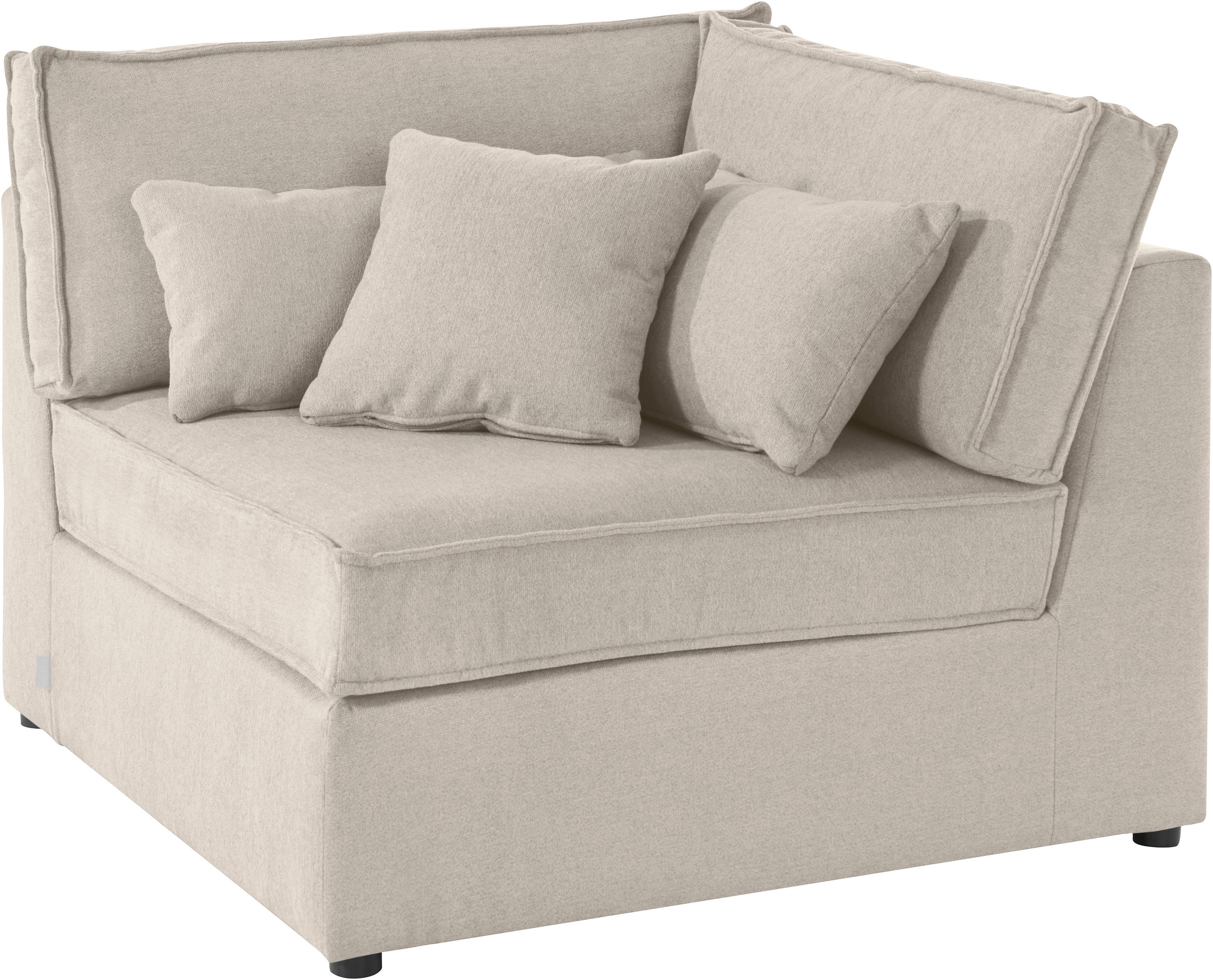 OTTO home Sofa-Eckelement "Florid" Teil eines Modulsofas, fester Sitzkomfor günstig online kaufen