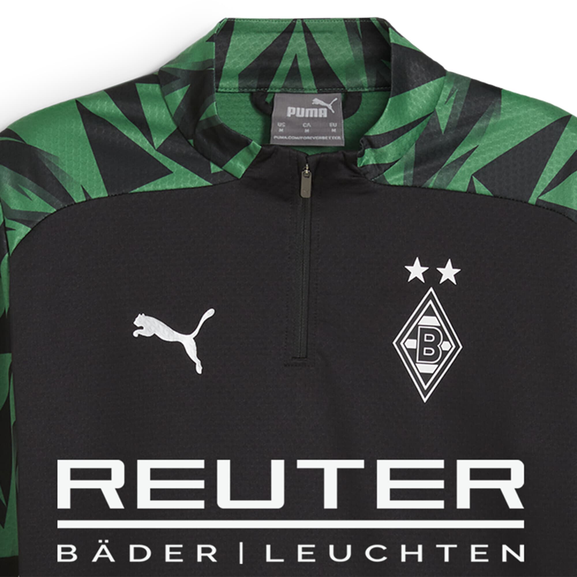 PUMA T-Shirt »Borussia Mönchengladbach Trainings-Top mit viertellangem«