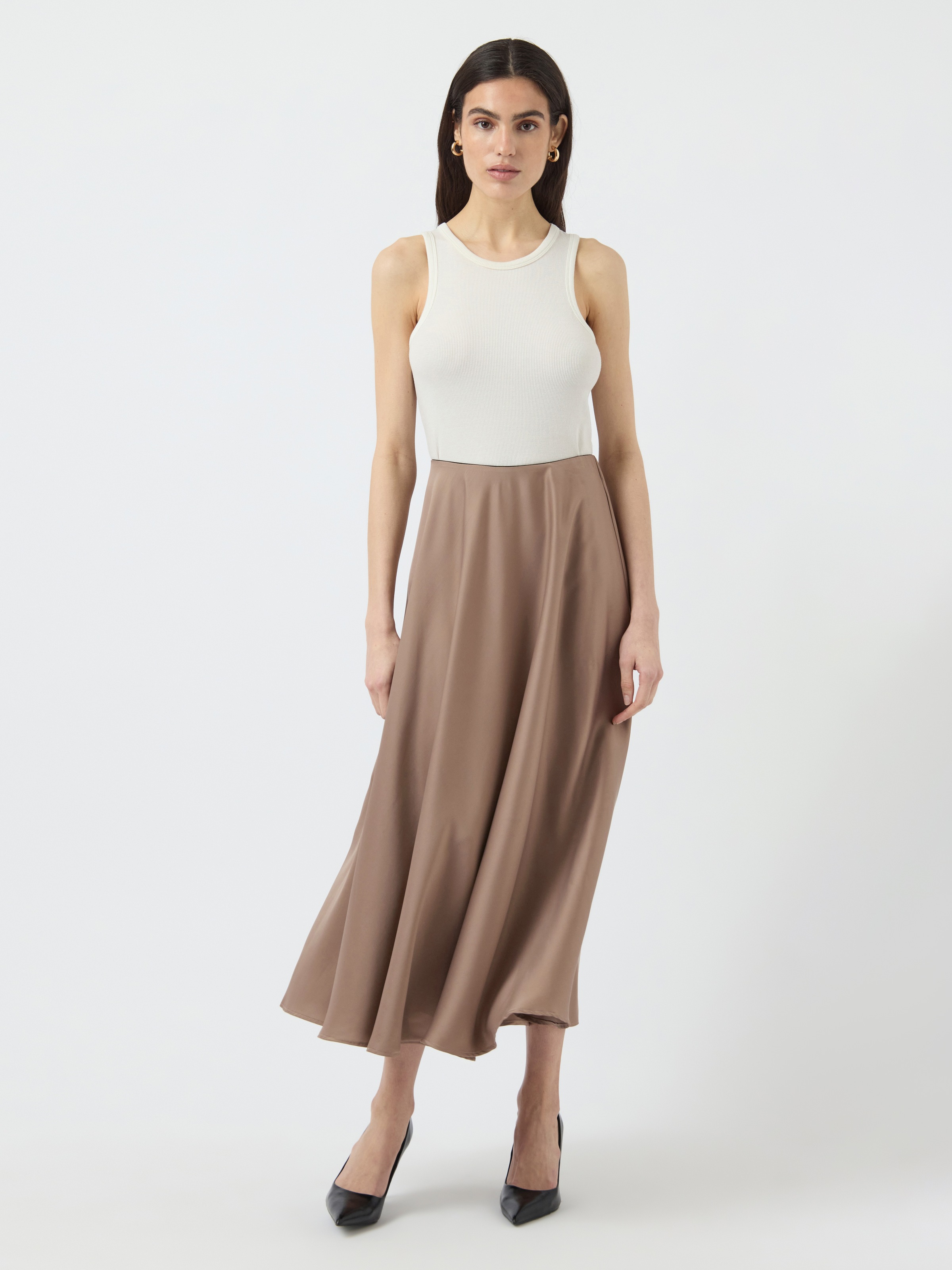 Y.A.S Maxirock »YASPELLA HW VOLUME ANKLE SKIRT S. NOOS«